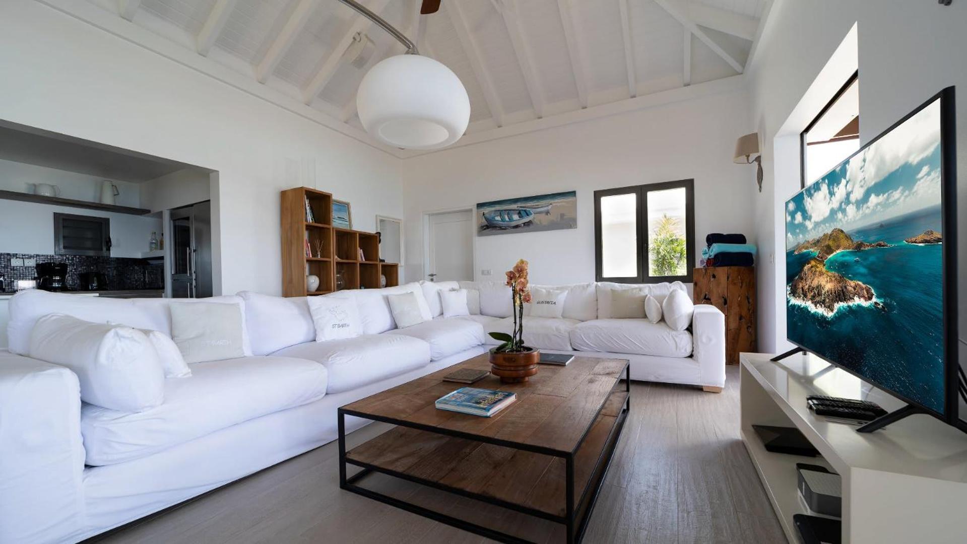 Villa Designed with Traditional Wooden Floors
