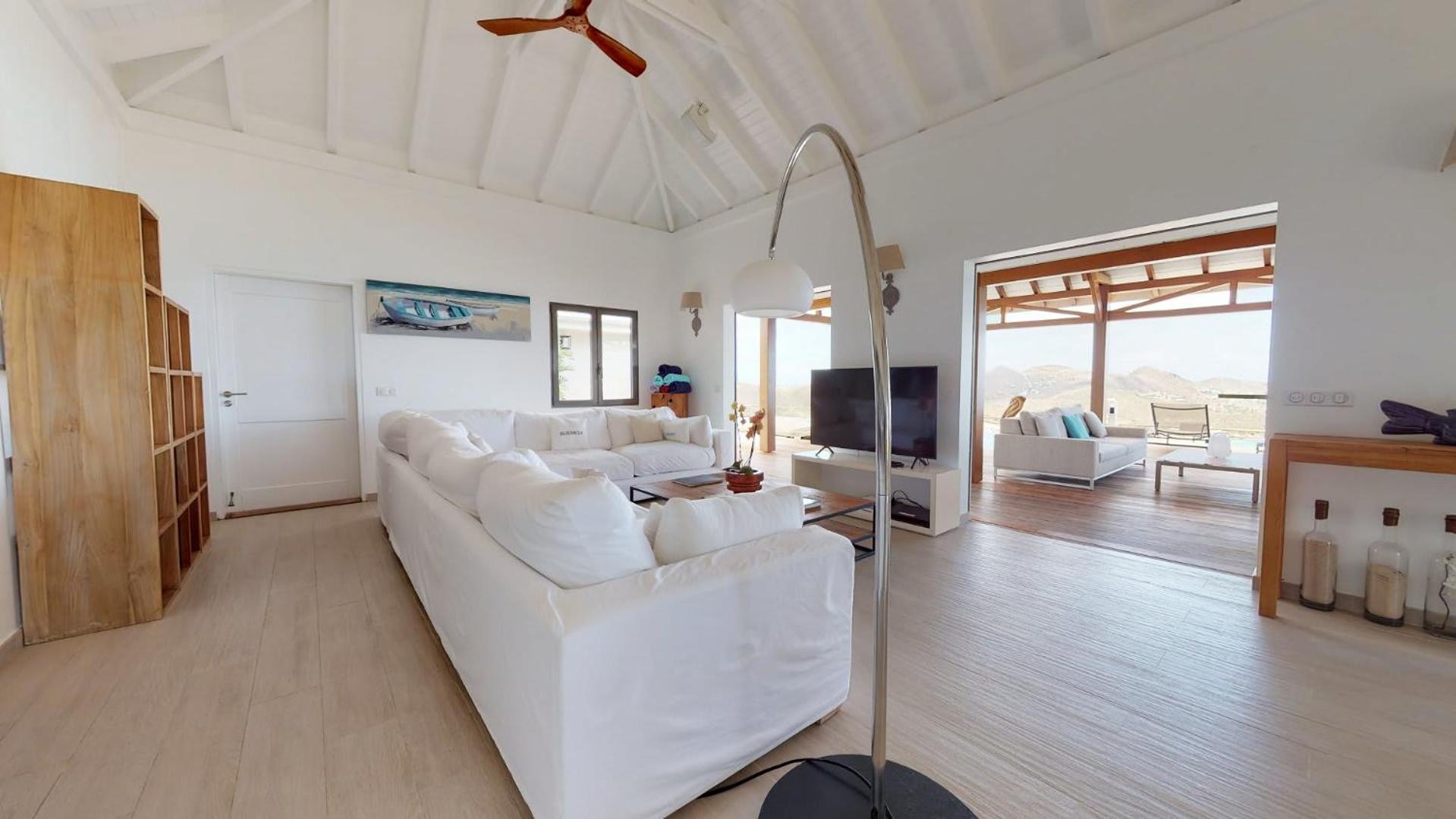 Villa Designed with Traditional Wooden Floors