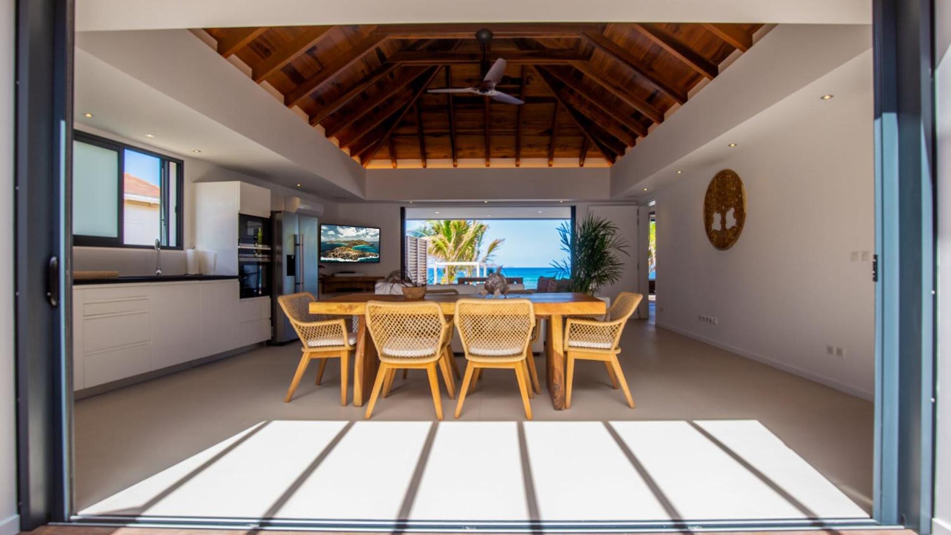 Beachfront Villa Furnished with Utmost Comfort