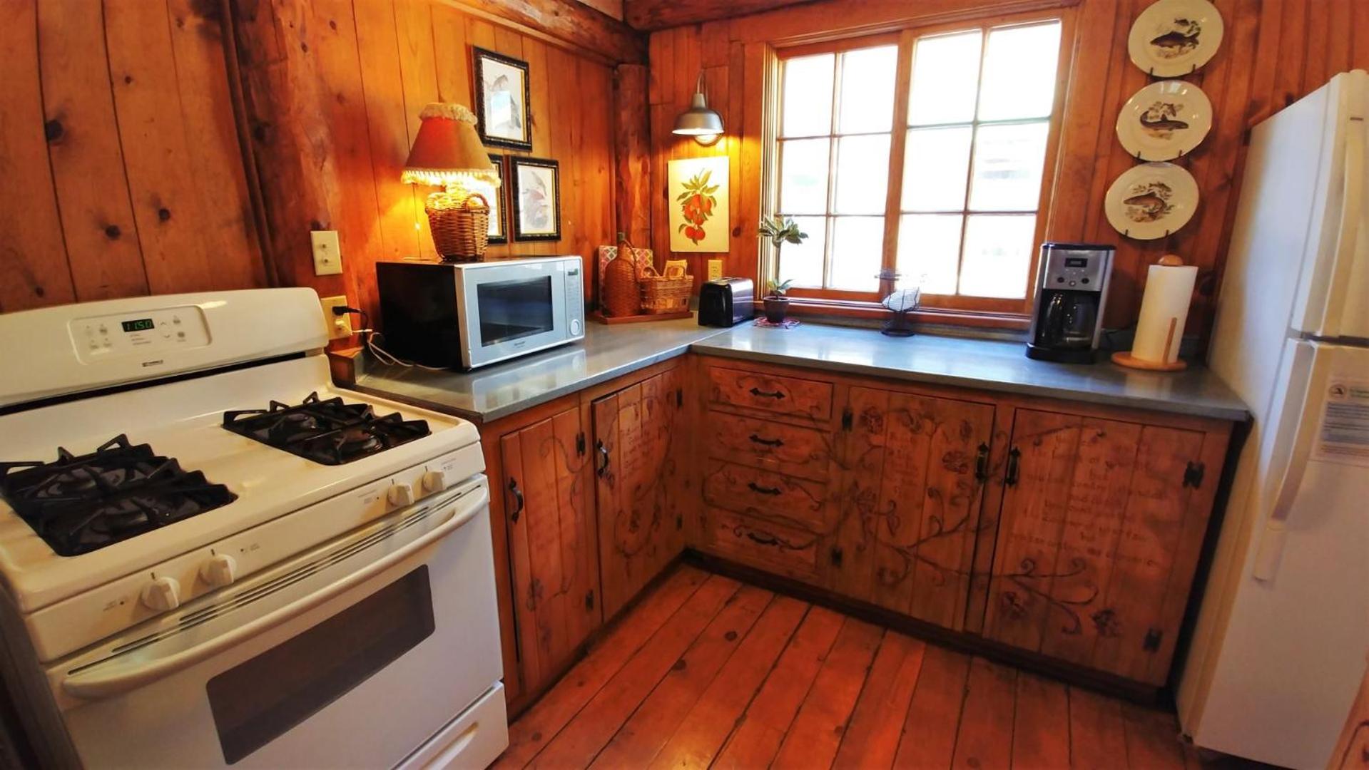 Bear Run - Walk to Main Street - Rustic Cabin - WiFi - Washer - Dryer - Wood Burning Fireplace - Secluded Setting view 5