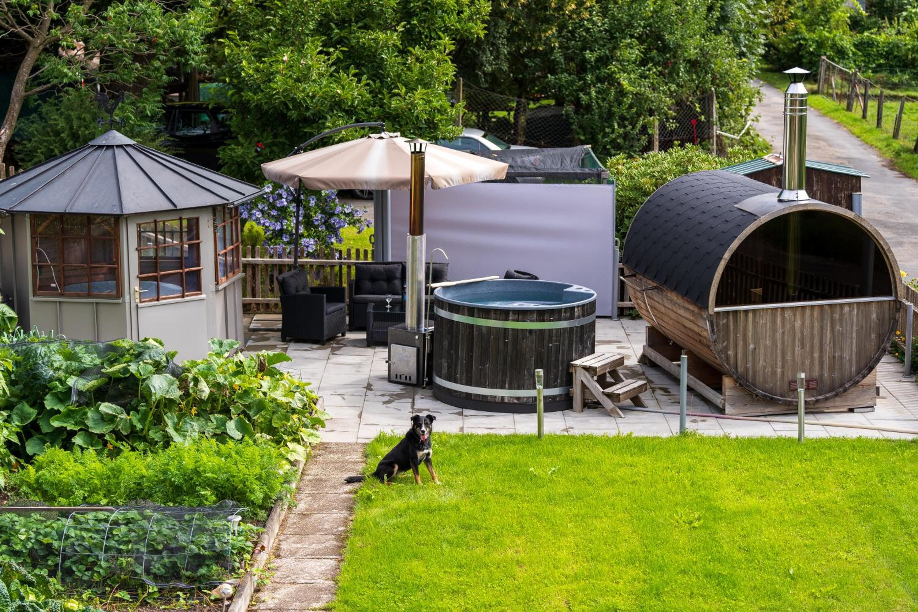 Ferienwohnung auf Bauernhof mit Hotpot und Sauna
