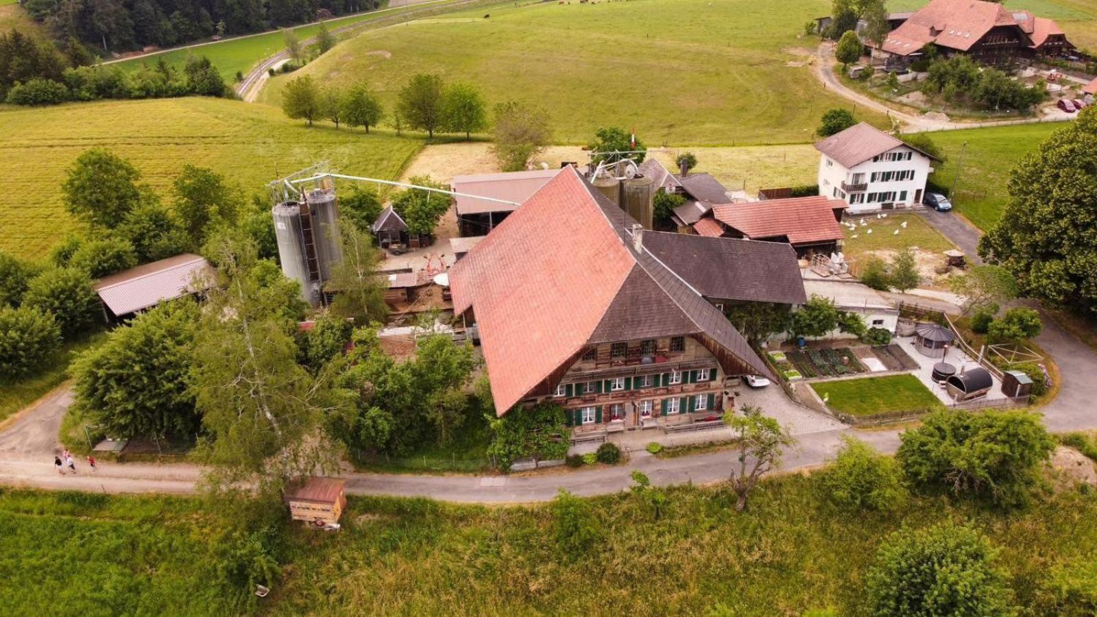 Ferienwohnung auf Bauernhof mit Hotpot und Sauna