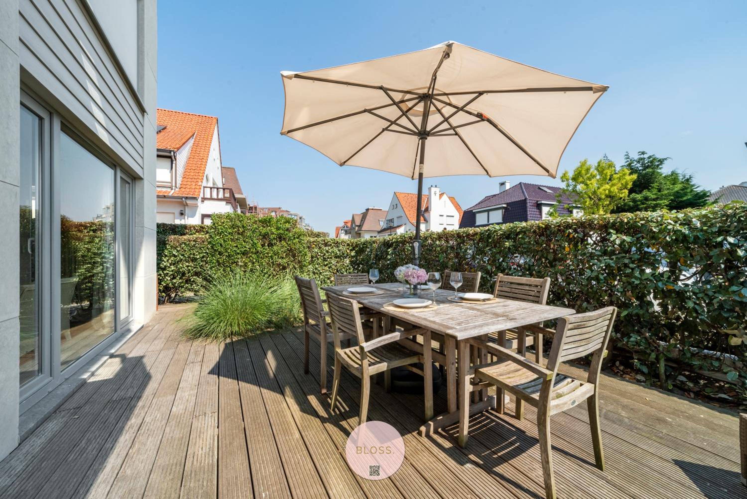 Picarde by BLOSS gelijkvloers met tuin en 50m van strand met garage