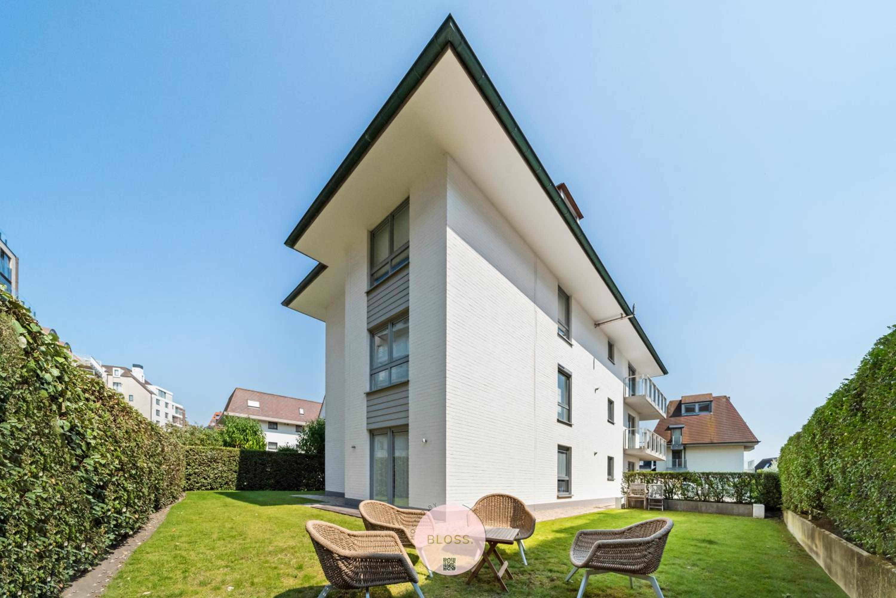 Picarde by BLOSS gelijkvloers met tuin en 50m van strand met garage
