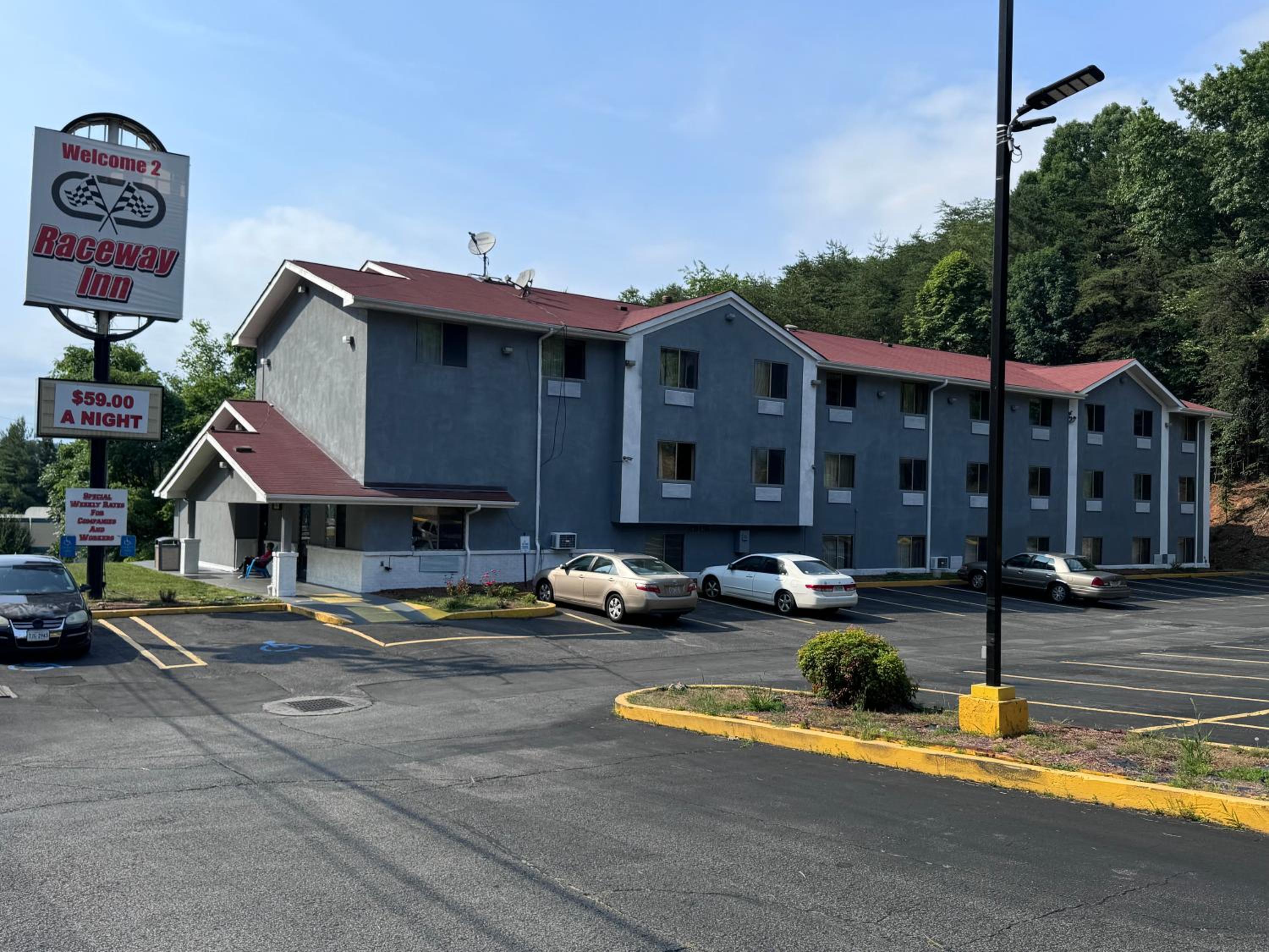 Raceway inn view 2