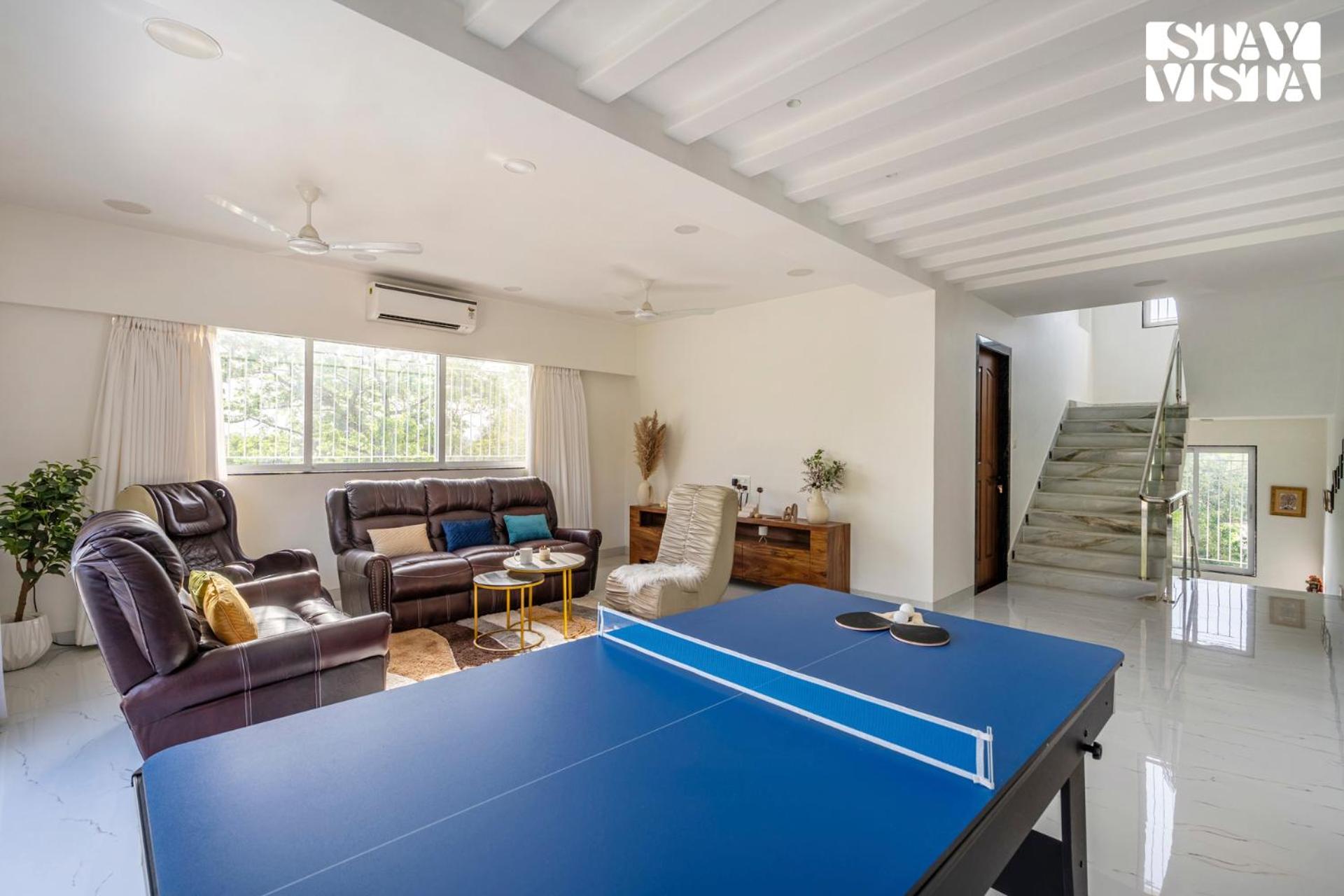 StayVista at Aether Villa with Pool, Jacuzzi, Lawn view 5