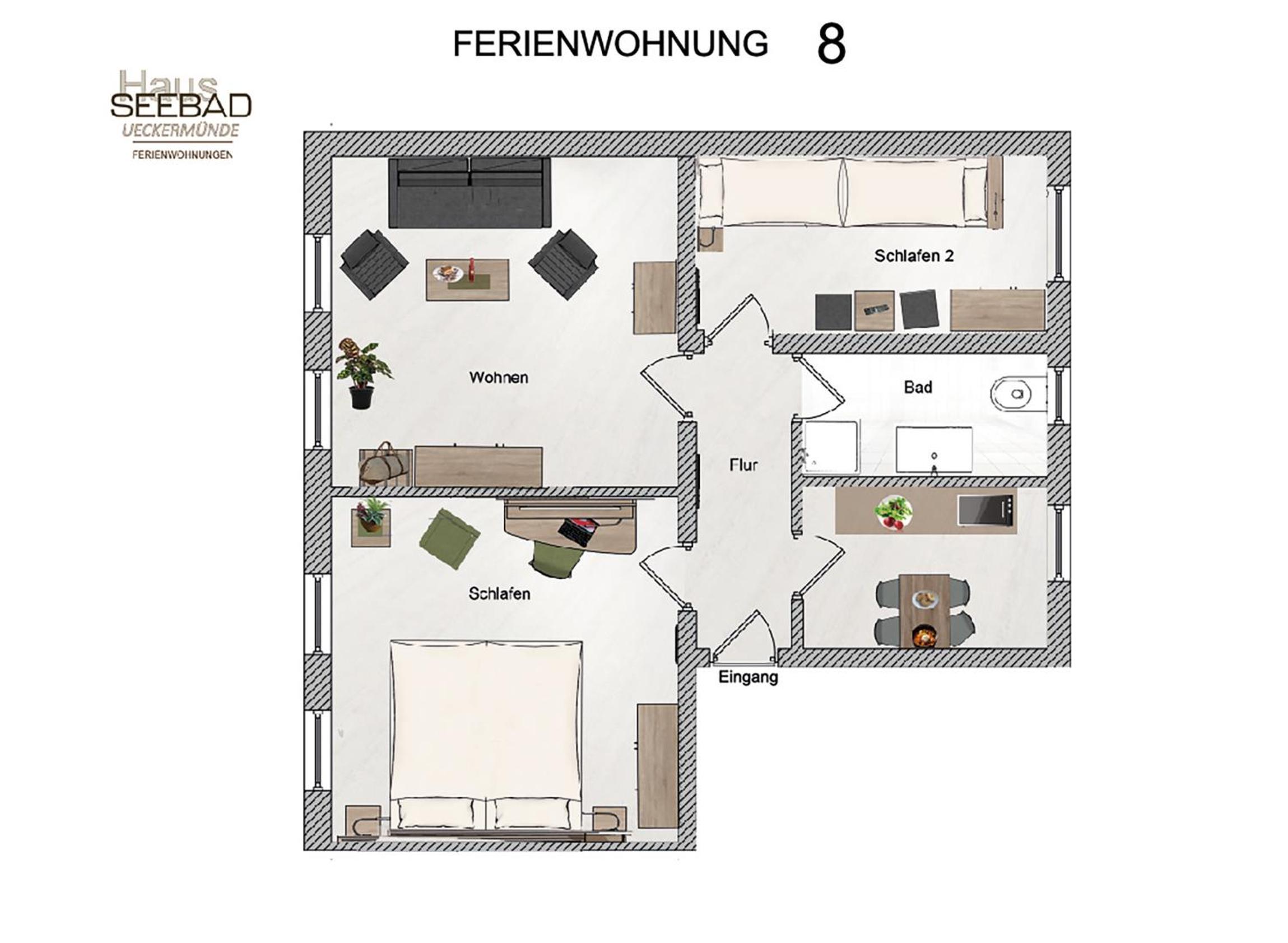 FEWO Haus Seebad Ueckermünde