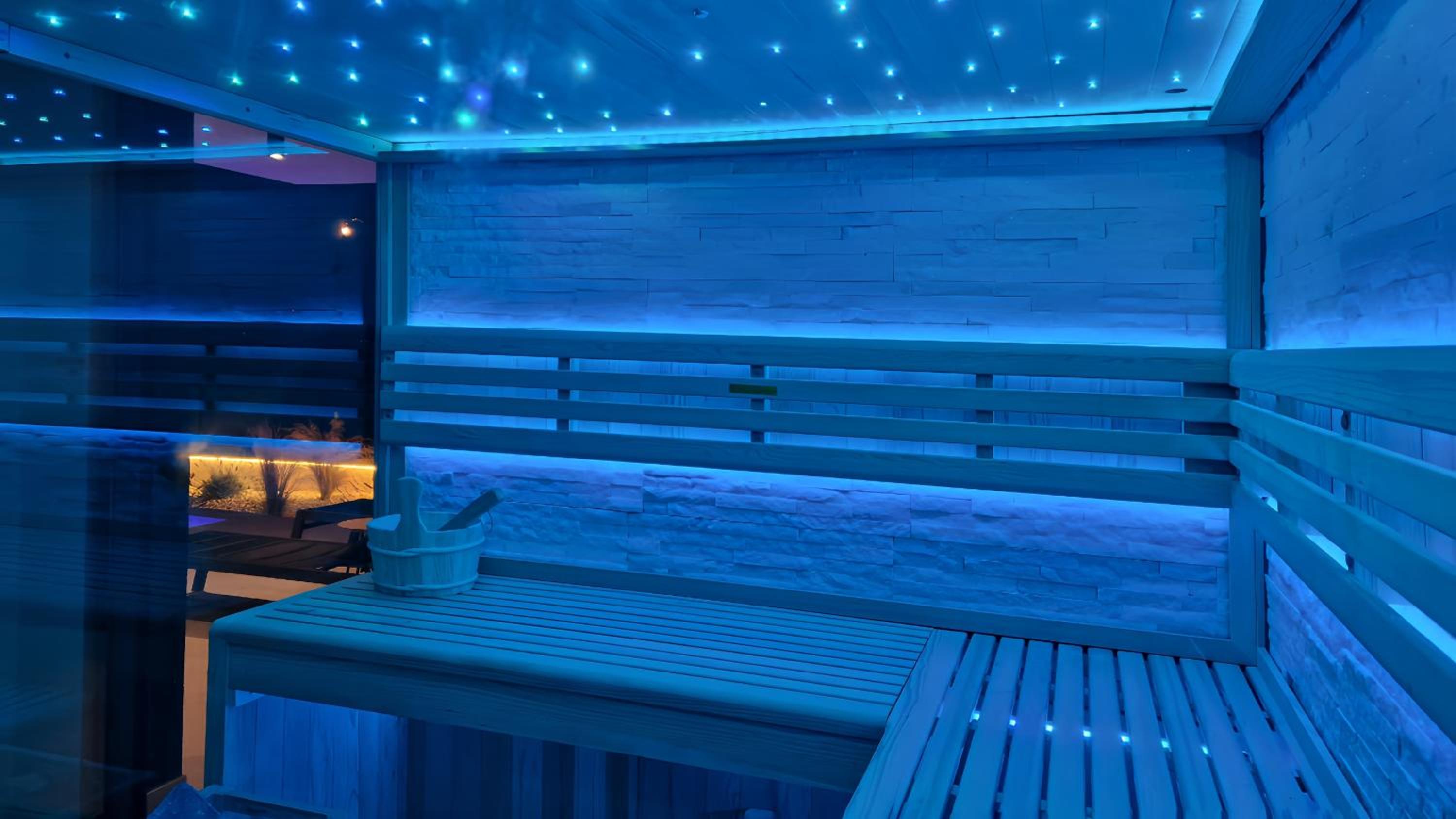 Villa 1 with hot tub, sauna and sea view view 5