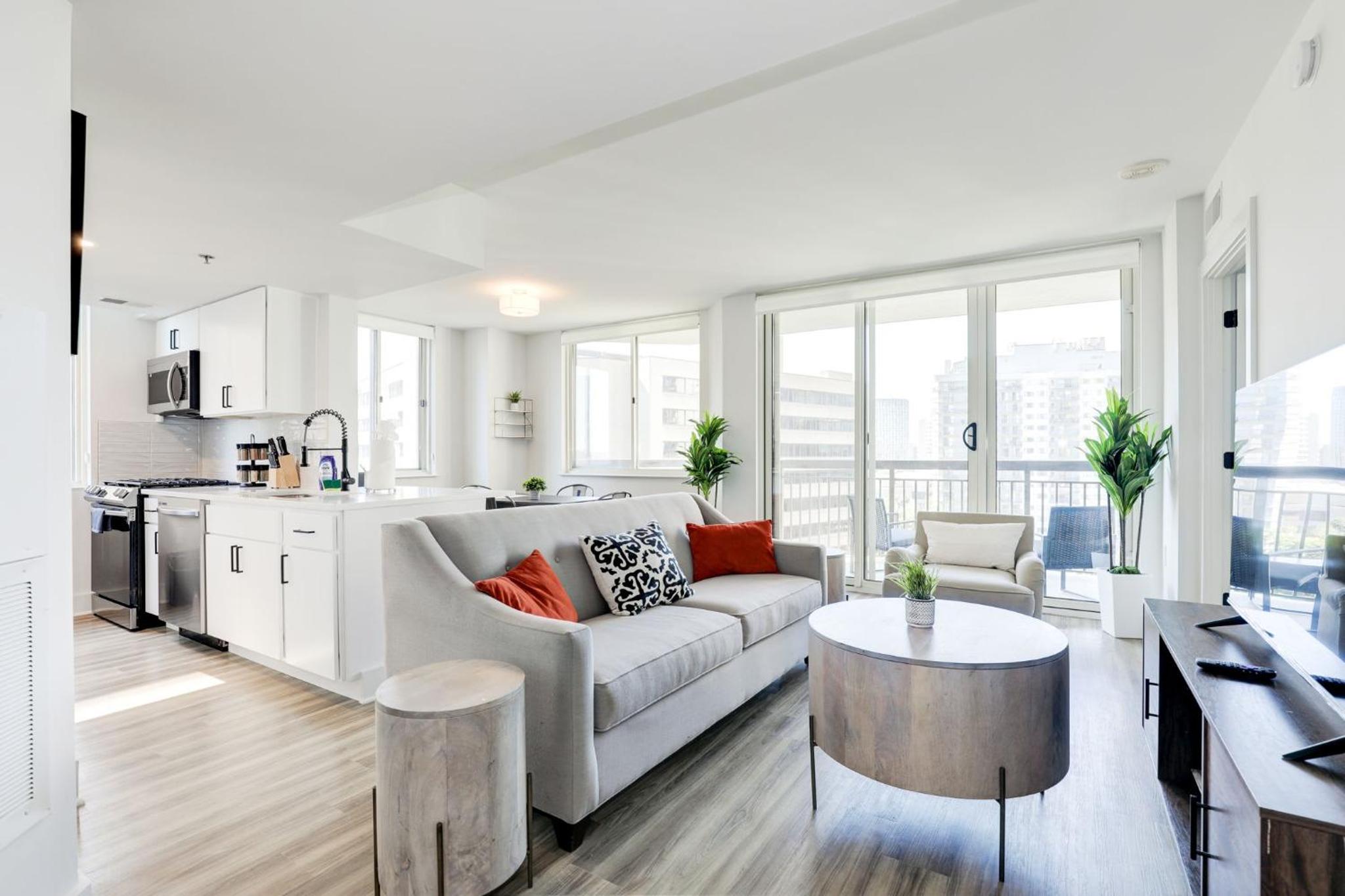 Stylish 2BR Haven - Minutes from DC & Airport view 2