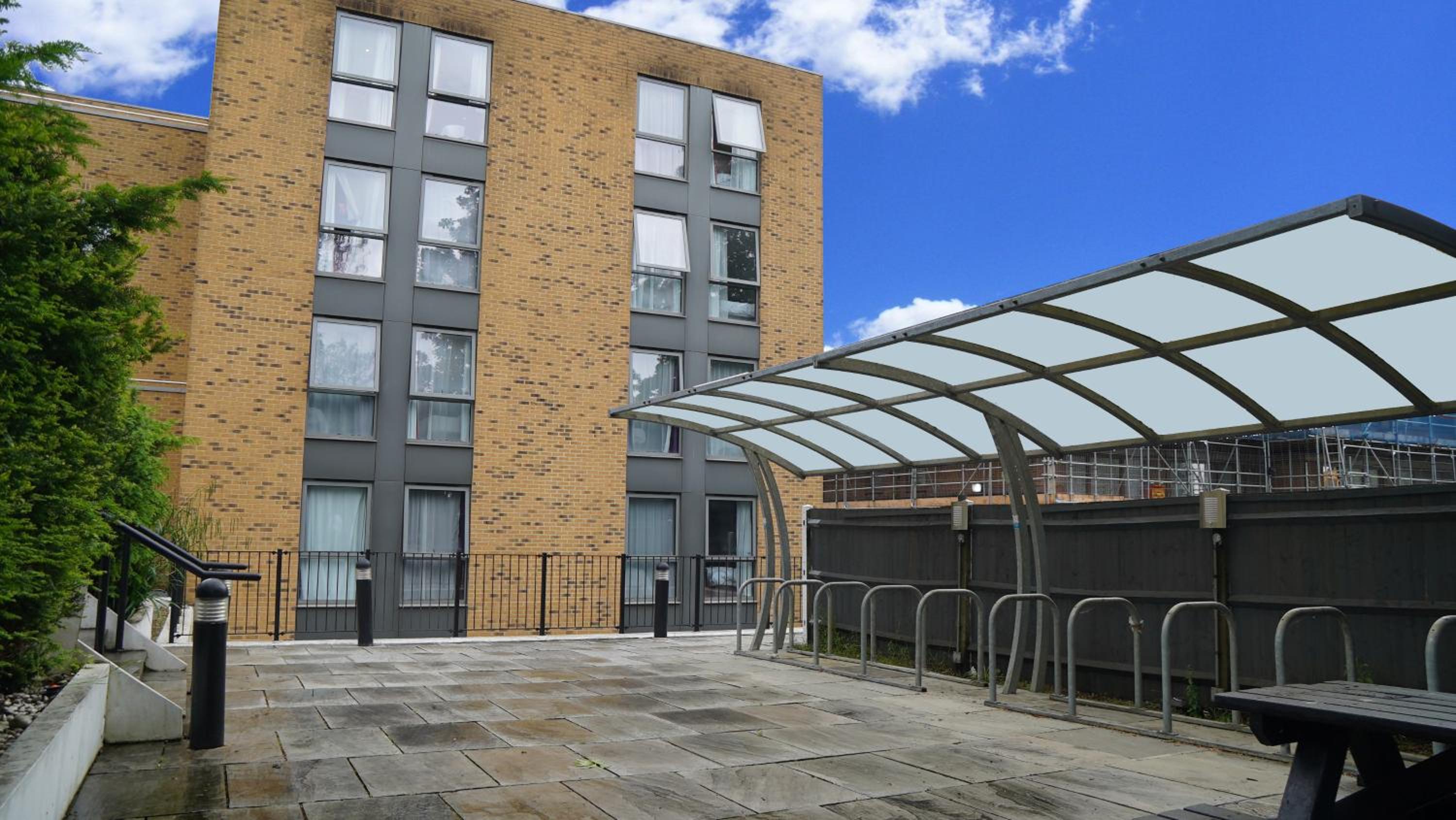 outdoor bbq area