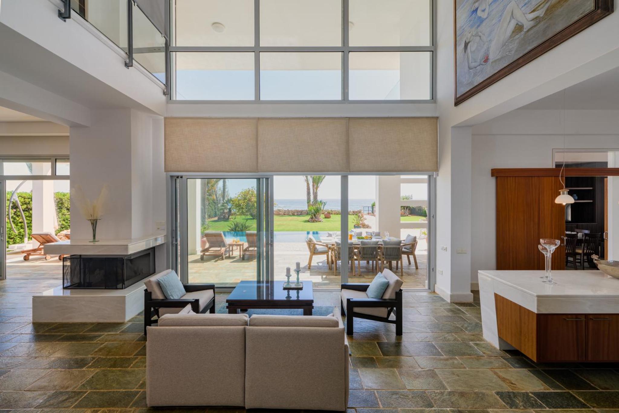 Seafront Villa Kyma by Ezoria Villas