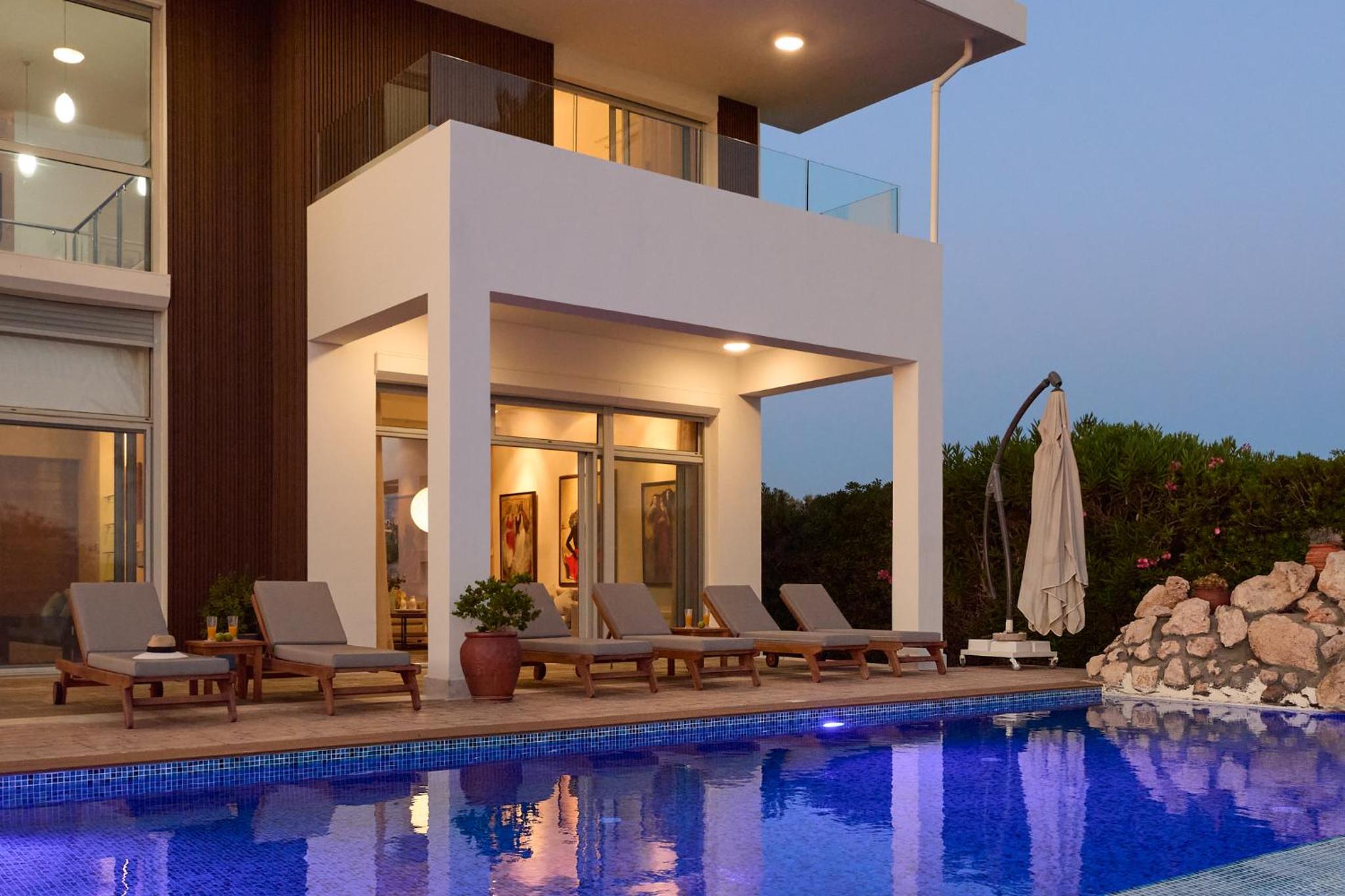 Seafront Villa Kyma by Ezoria Villas