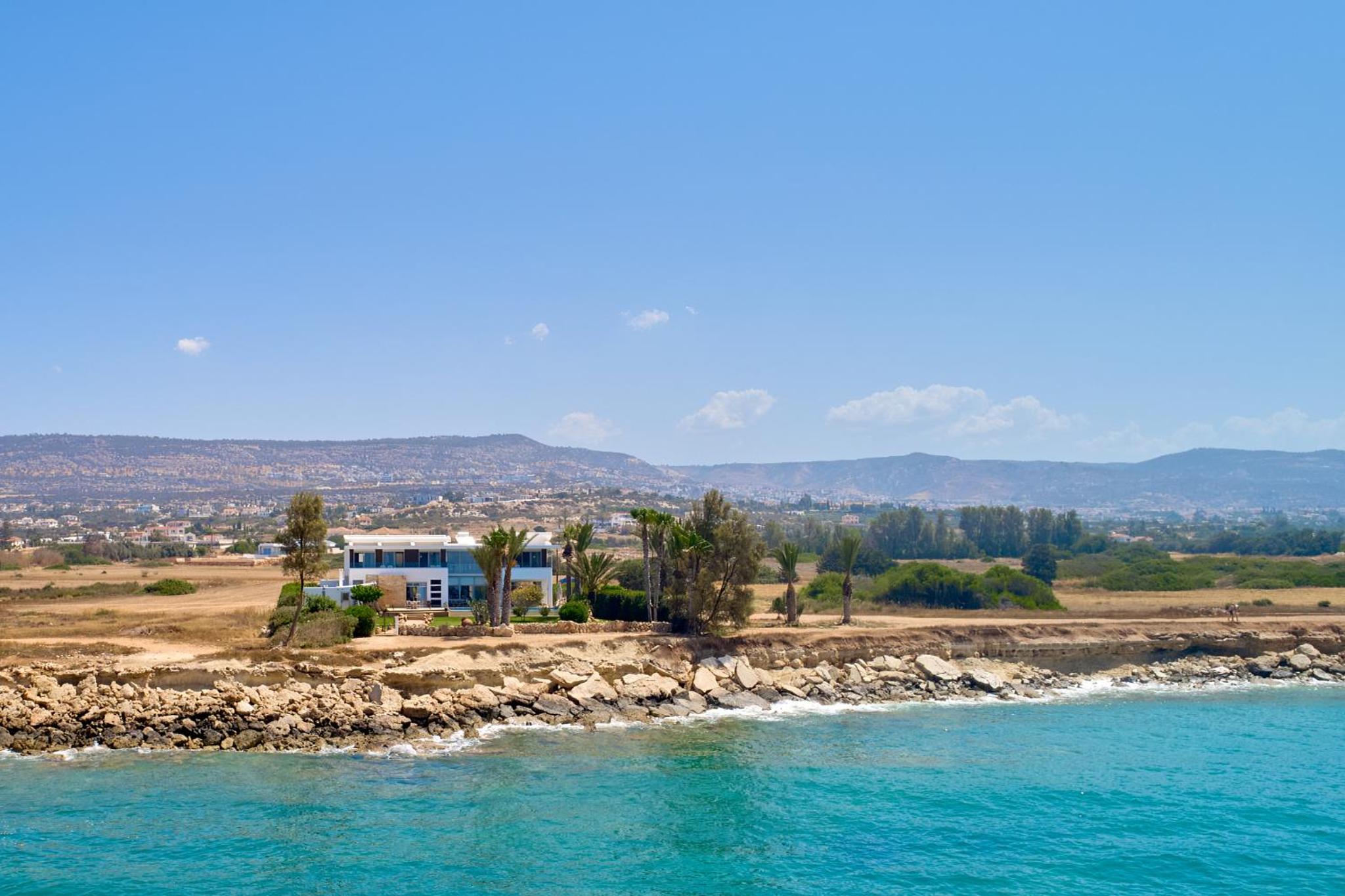 Seafront Villa Kyma by Ezoria Villas