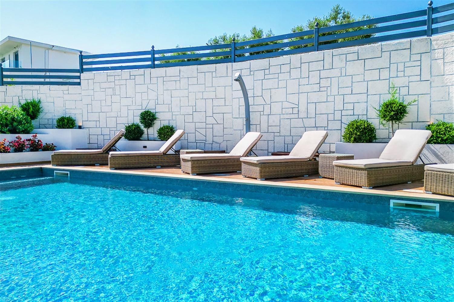 Marina Pool Villa Hanioti 3 bedrooms 8 guests view 3