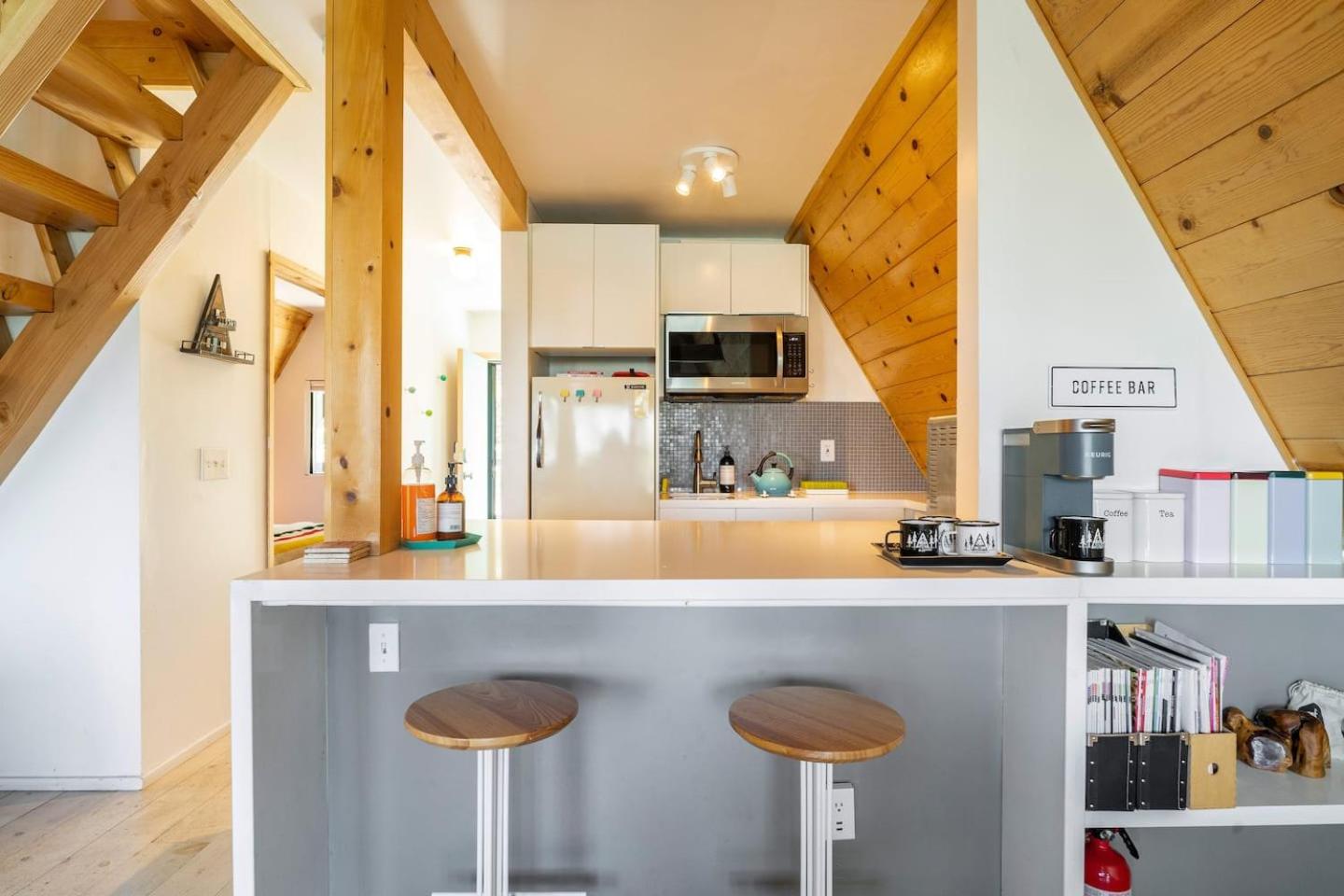 Dog Friendly A-frame Hot Tub Nature Views view 3