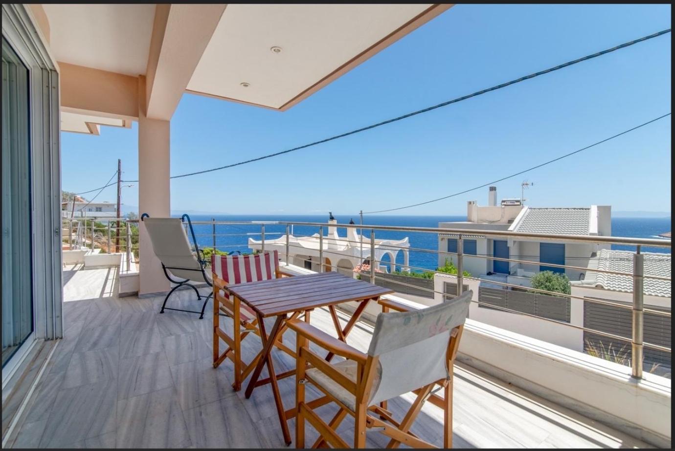 Amazing villa with a magic view to the Aegean view 5