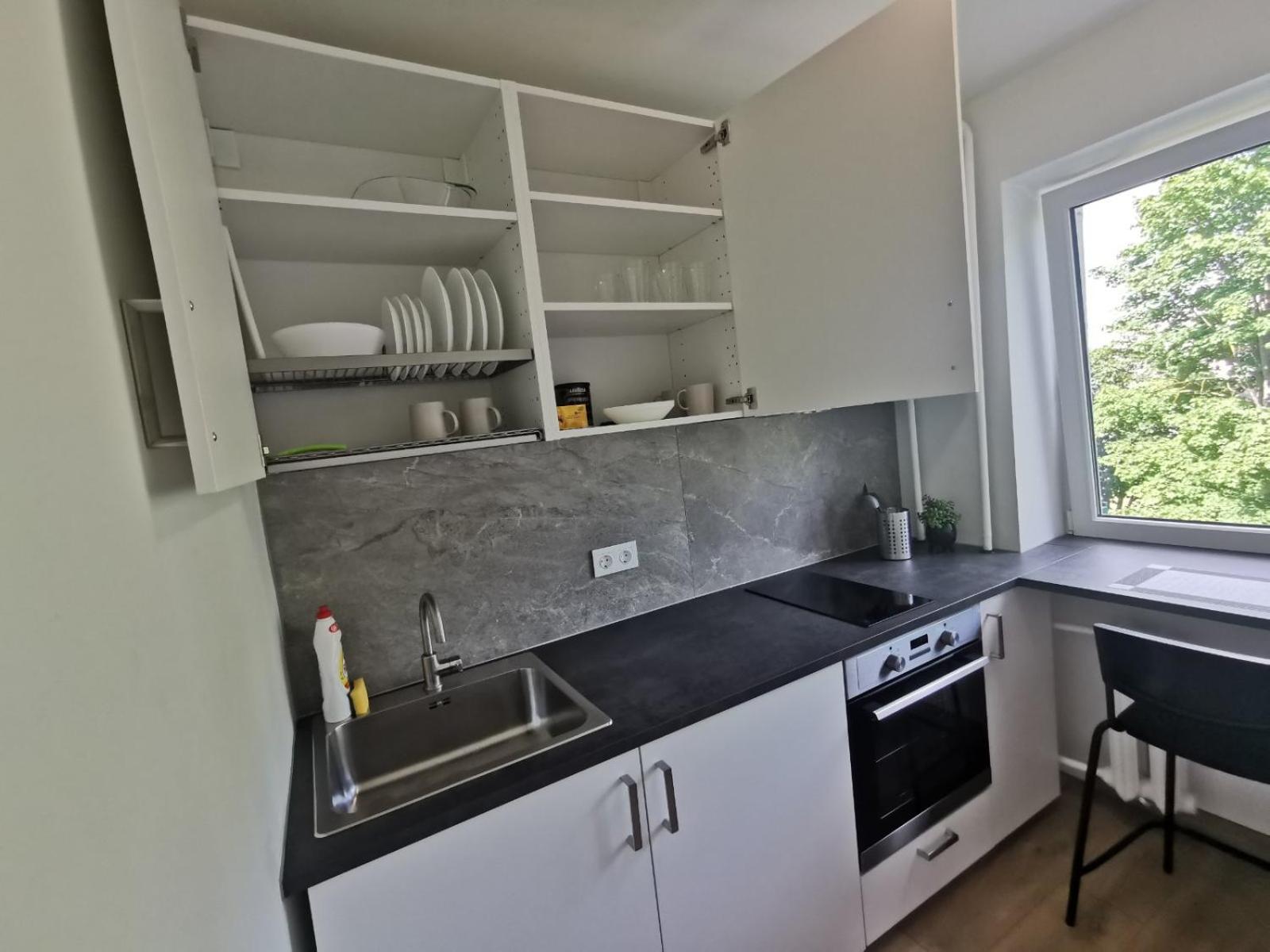 Modern Studio Baltijos, Self-Check-In, Free Parking view 5