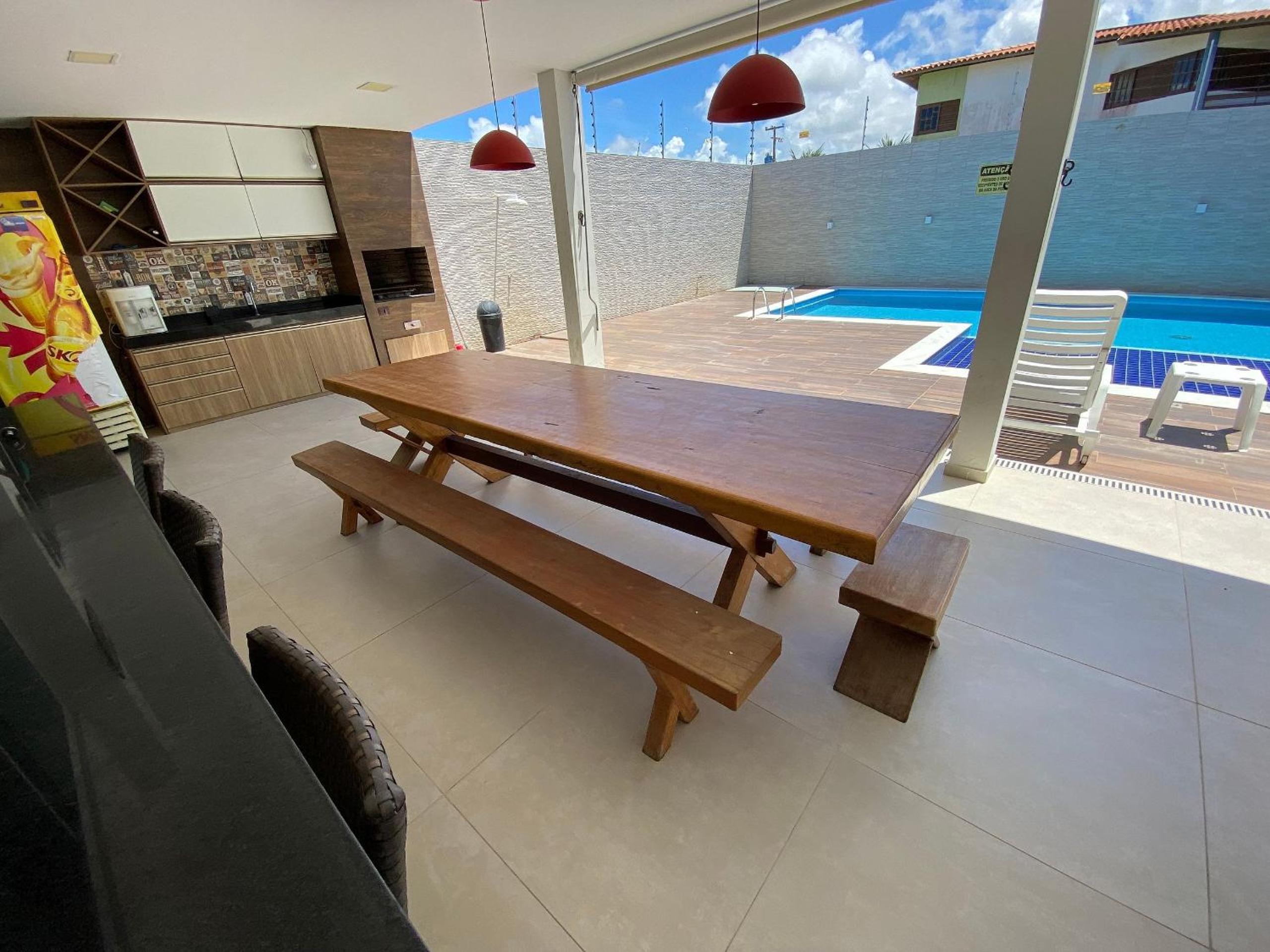 Casa de Praia Barra de São Miguel, 500mts Praia ( ER Hospedagens )