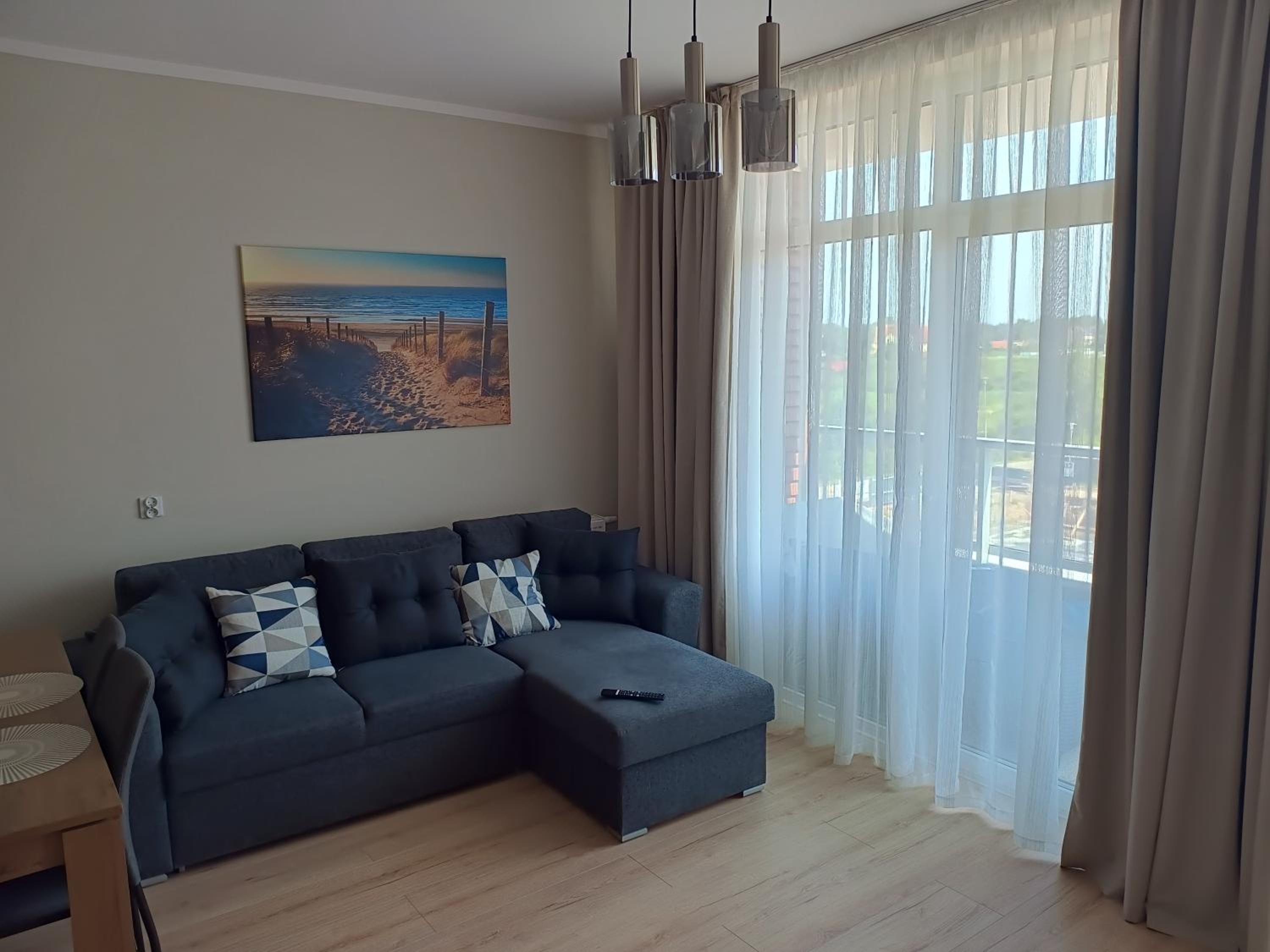 Apartament rodzinny 47, 150 m od plaży, basen, plac zabaw, darmowy parking!