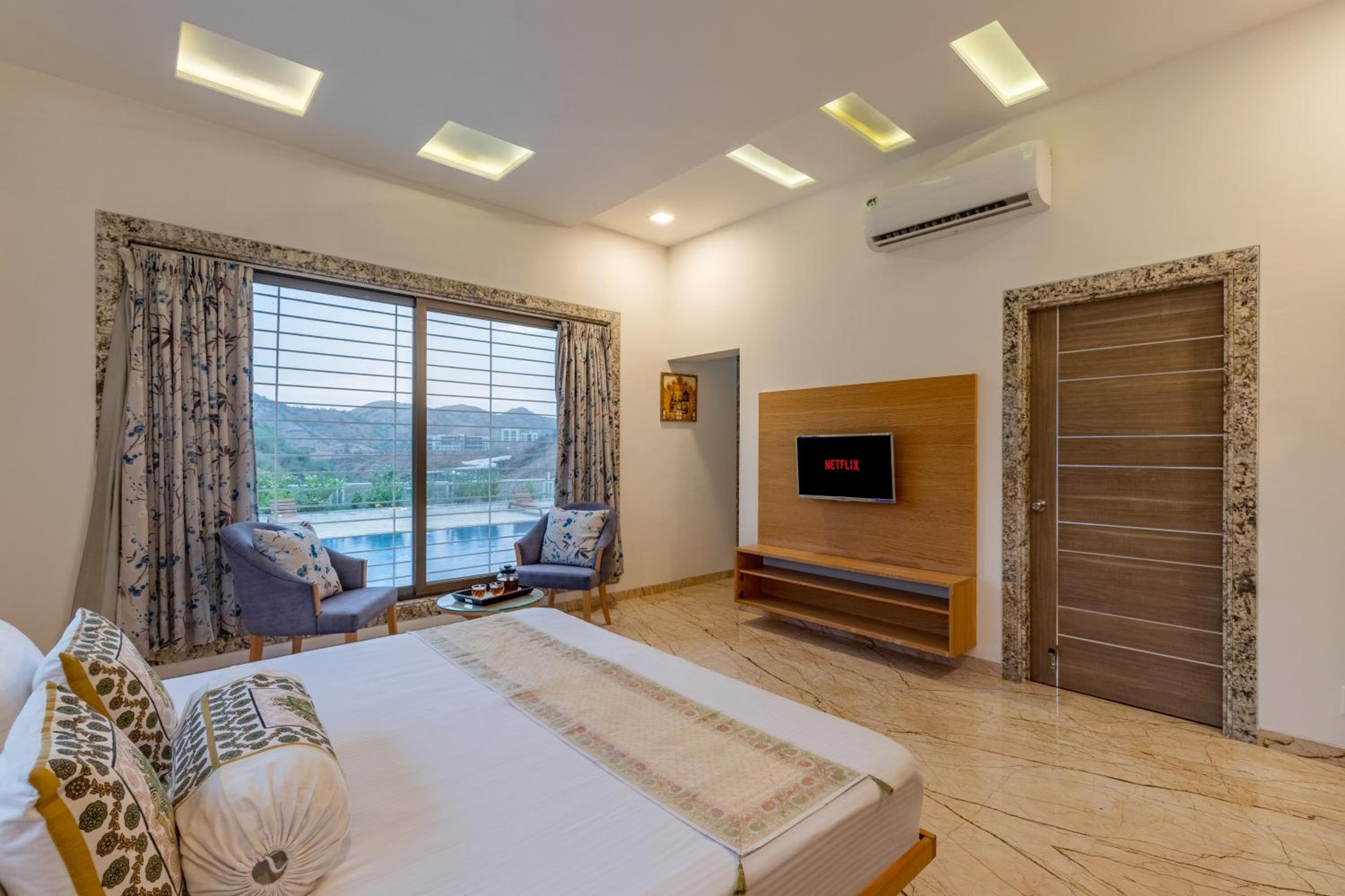 ELIVAAS Shourya Celesta Luxe 3BHK Villa with Pvt Pool, Udaipur view 2