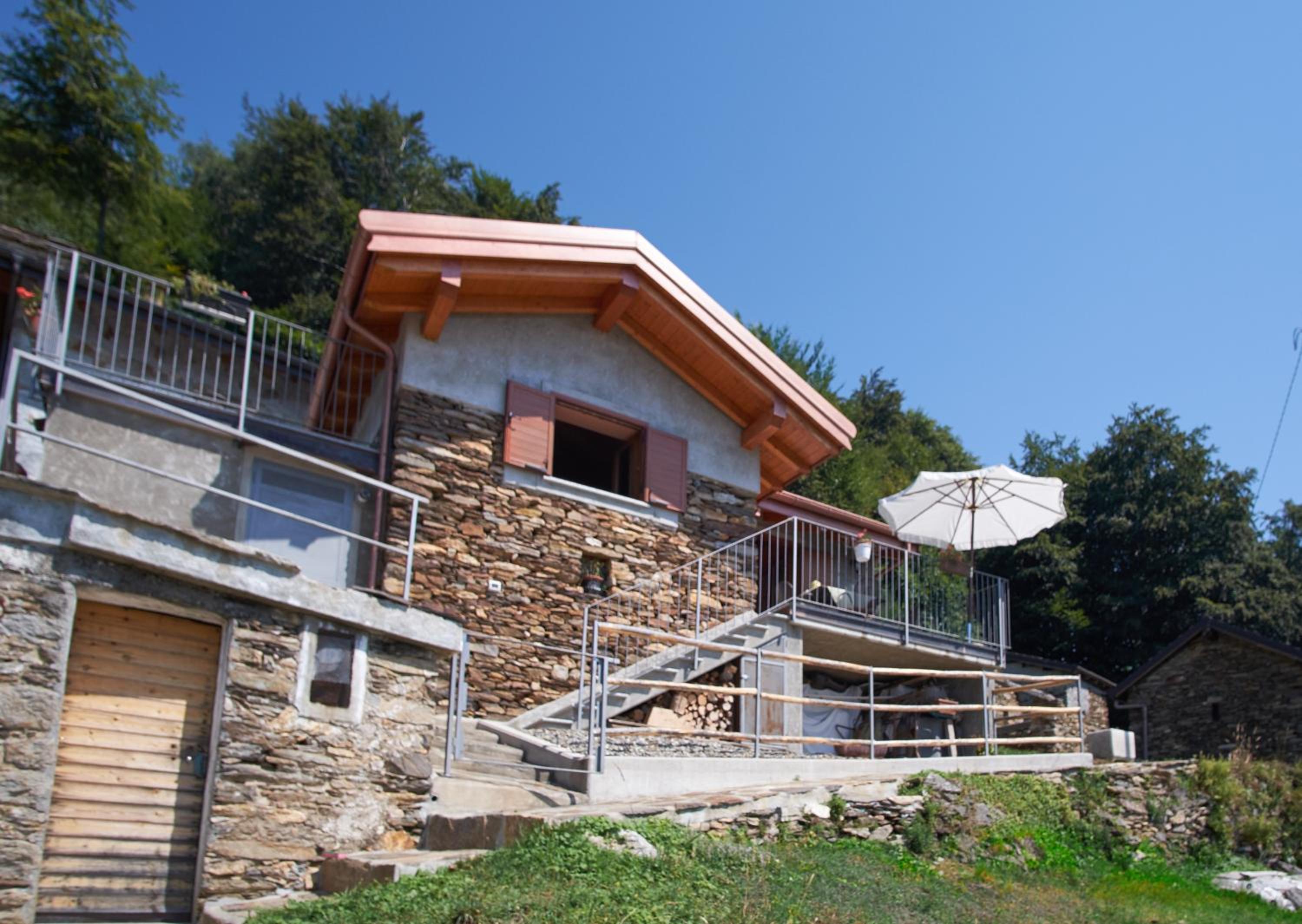 Baita Gabriele con Terrazzo e Vista Lago per 4 Persone view 4