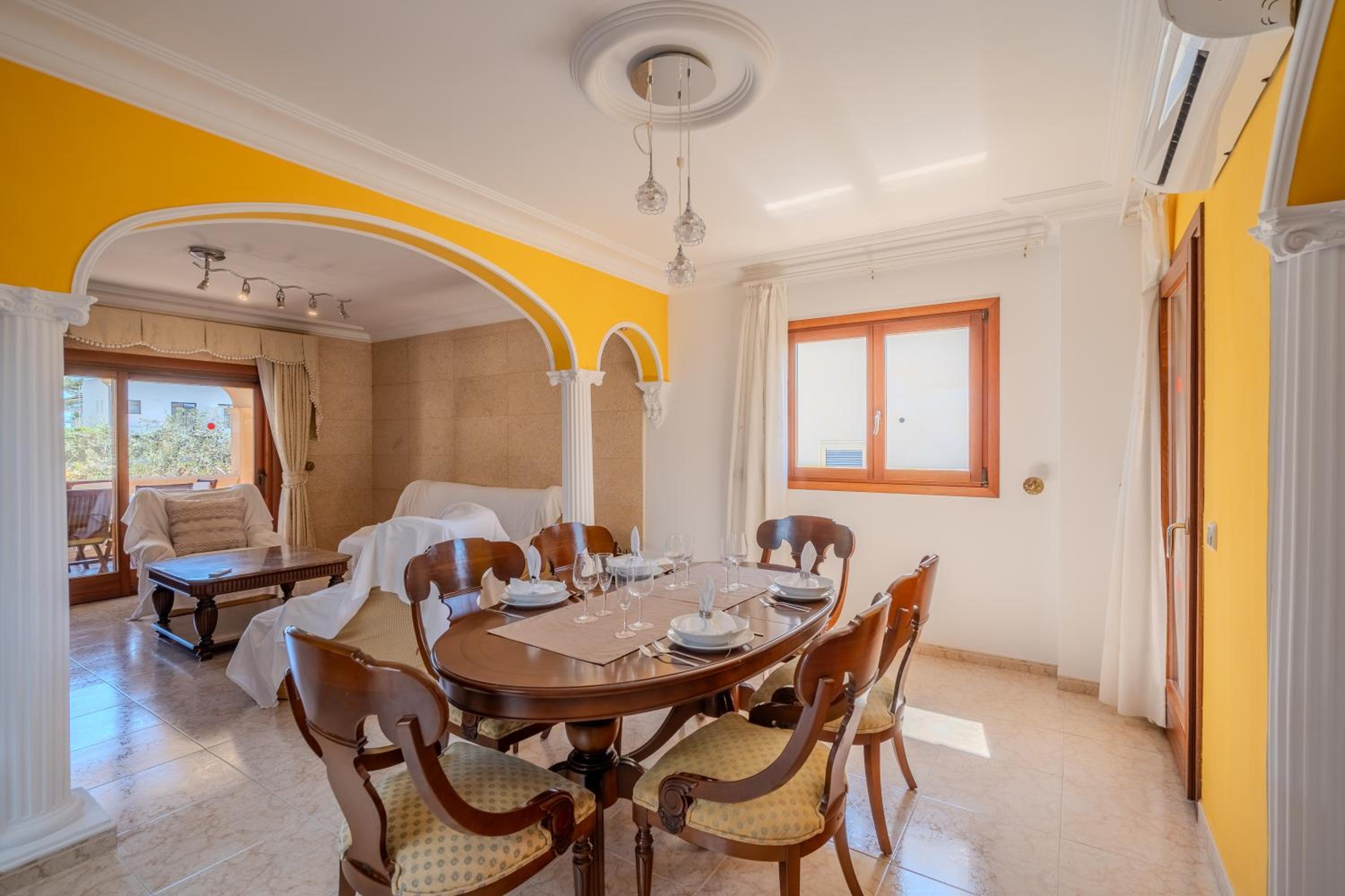 Playa de muro - 4579-52 Mallorca by 5StarsHome - heated saltwater swimming pool view 5
