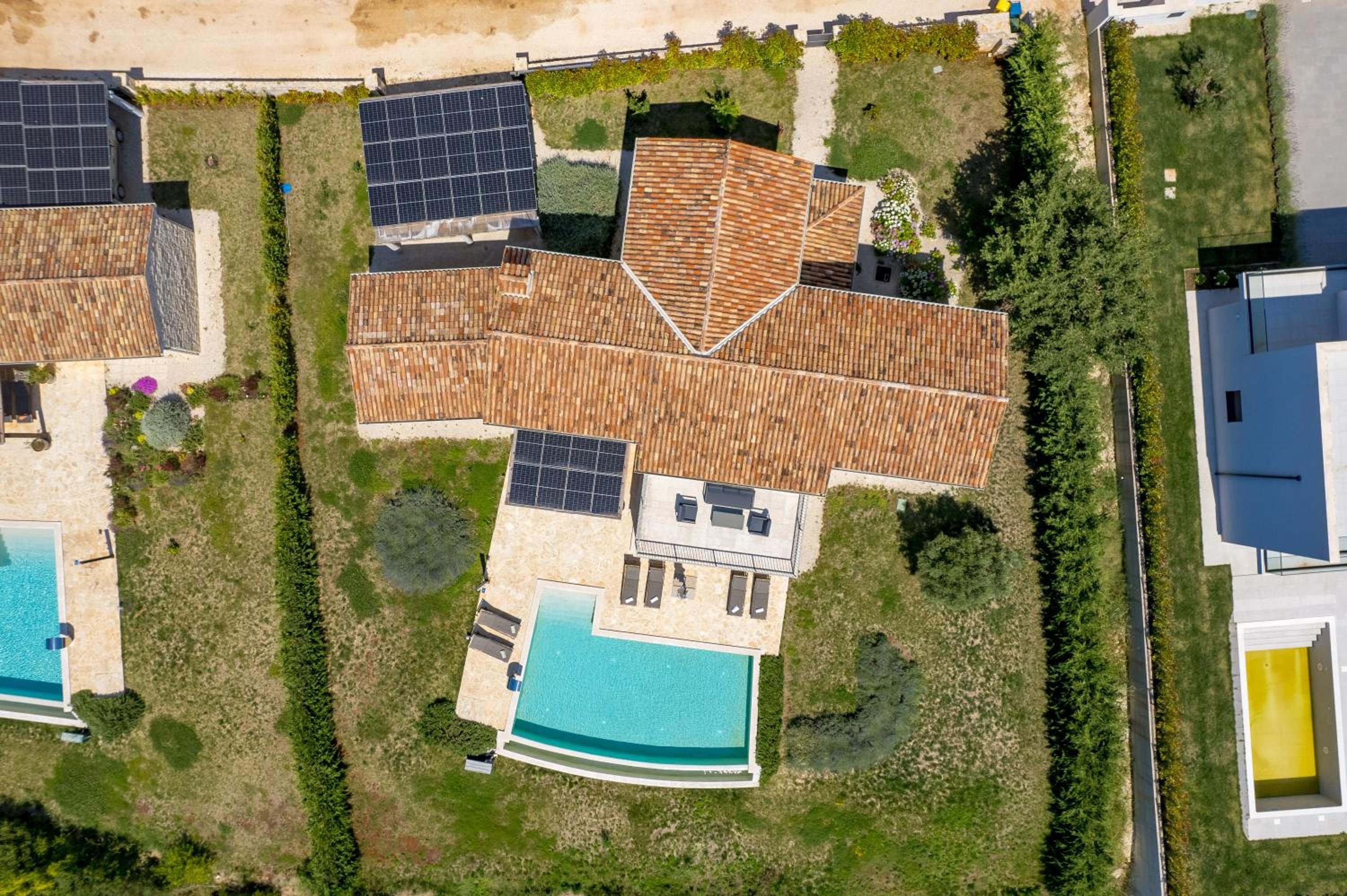 Villa Zelena with Panoramic Seaview and big Pool view 2