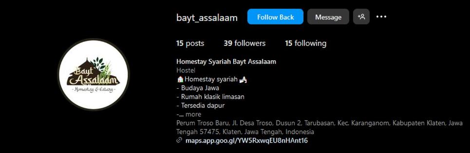 Bayt Assalaam Syariah Homestay