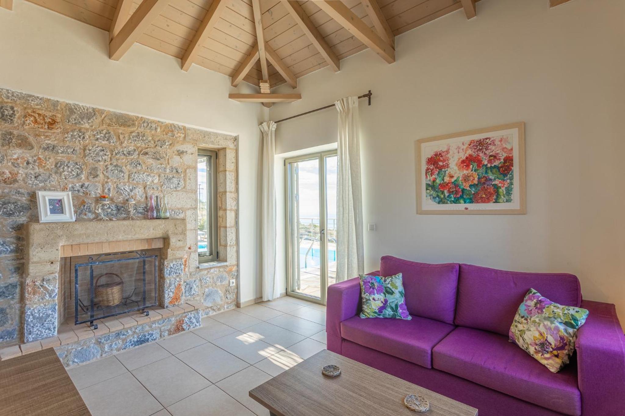 IRIS, Luxury Stone Villa in Stoupa with Private Infinity Pool, BBQ and Amazing Sea View view 5