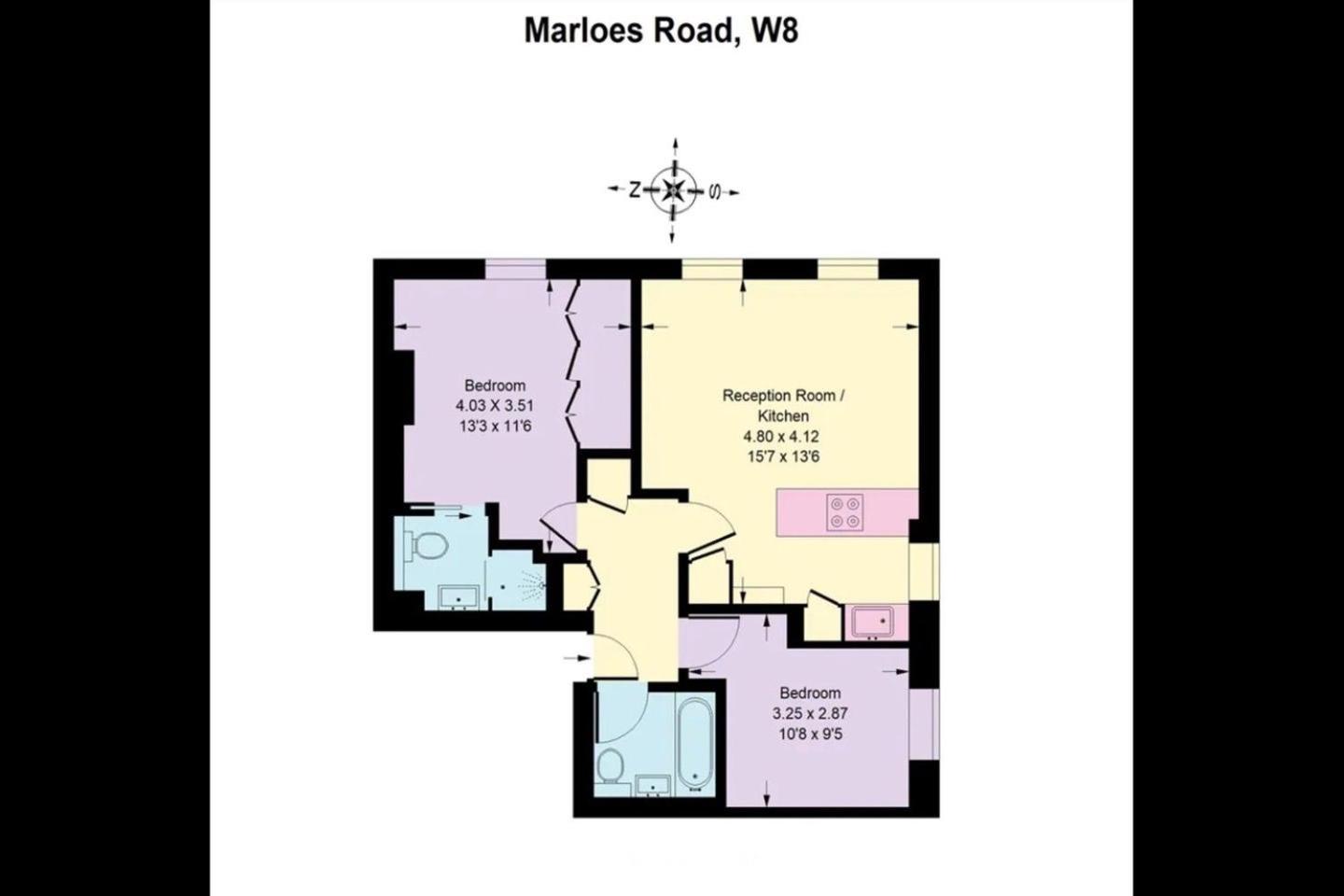 Kensington 2Bed 2Bath Breakfast