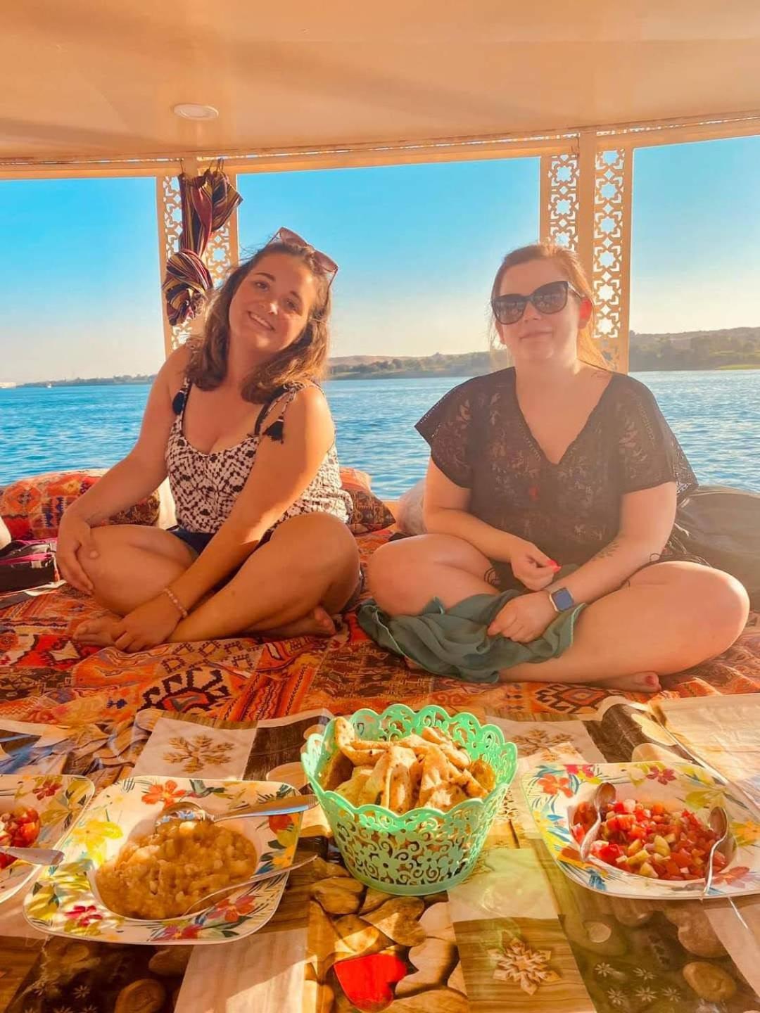 Felucca sailing boat from Aswan to komombo with private bathroom