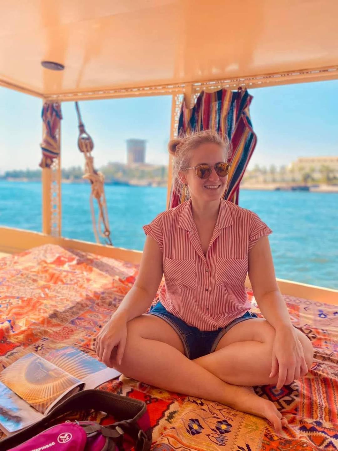 Felucca sailing boat from Aswan to komombo with private bathroom