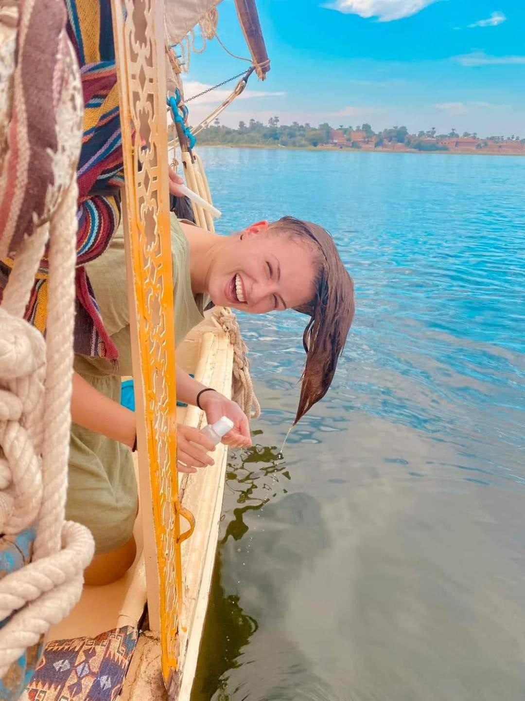 Felucca sailing boat from Aswan to komombo with private bathroom