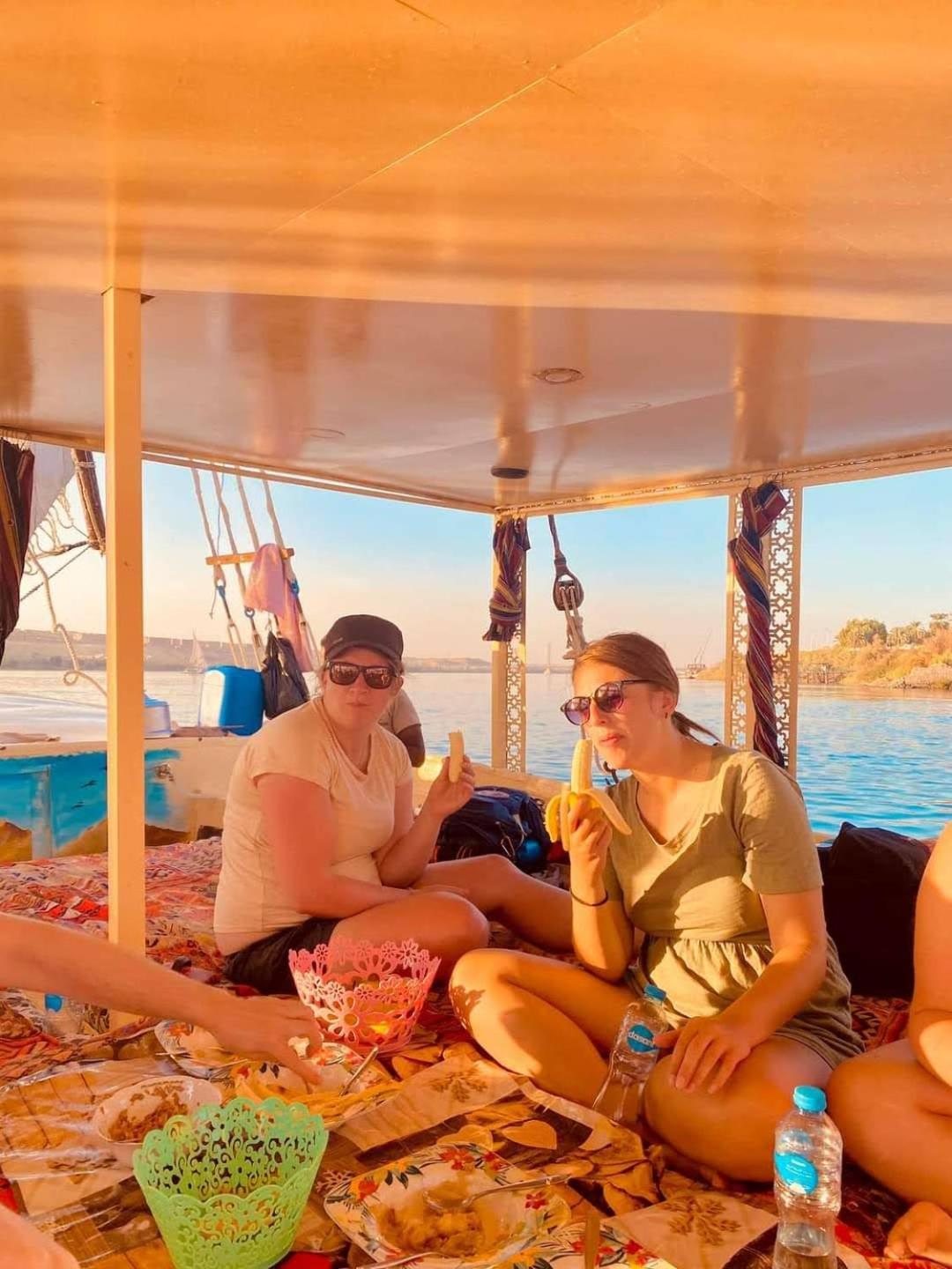 Felucca sailing boat from Aswan to komombo with private bathroom