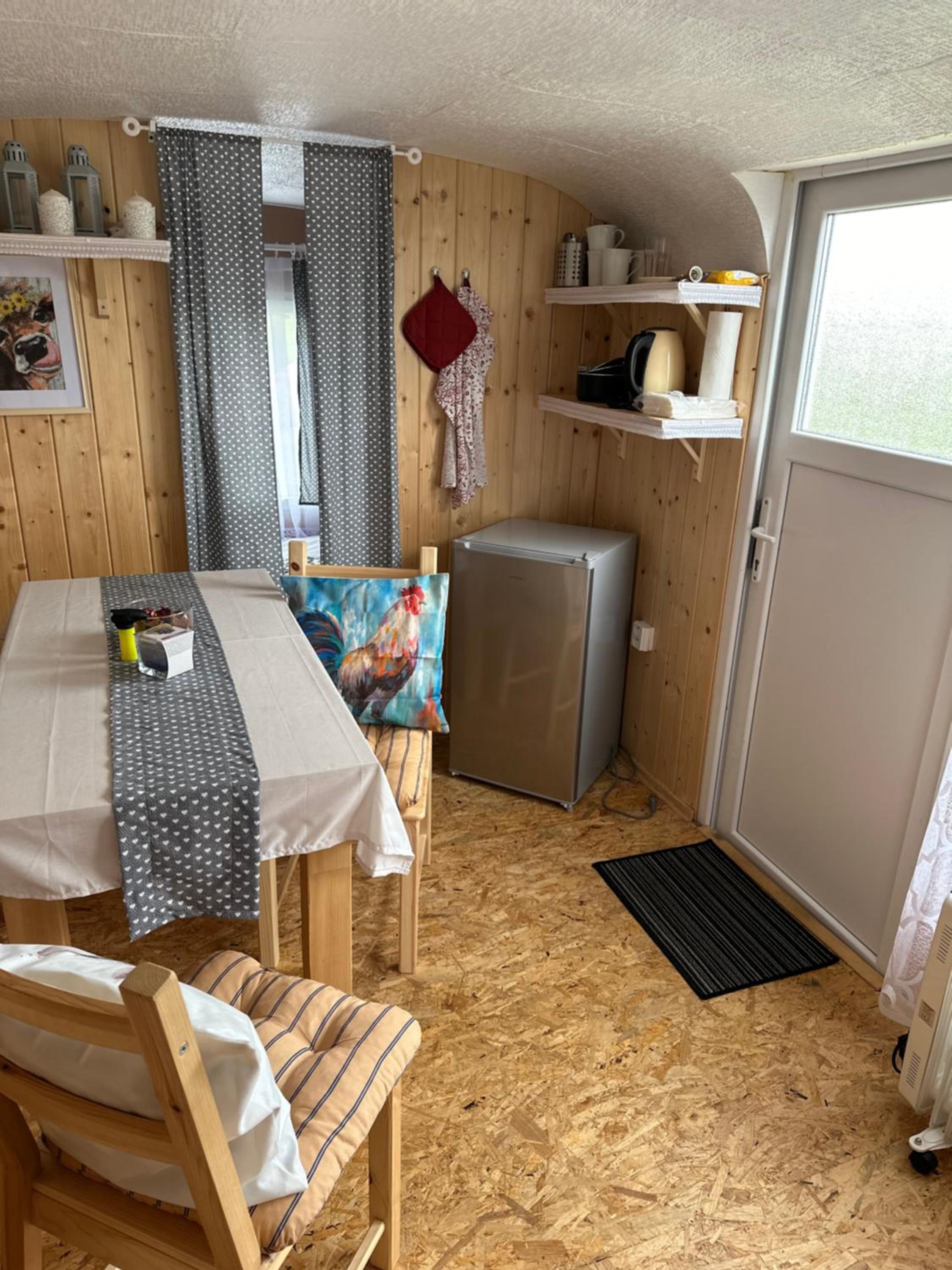 Horská maringotka na farmě