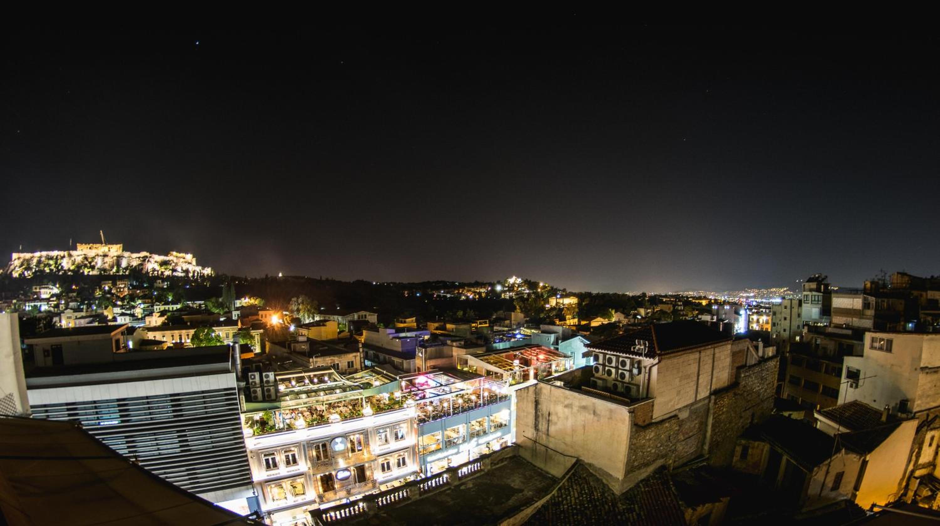Urban loft with balcony across the Acropolis!