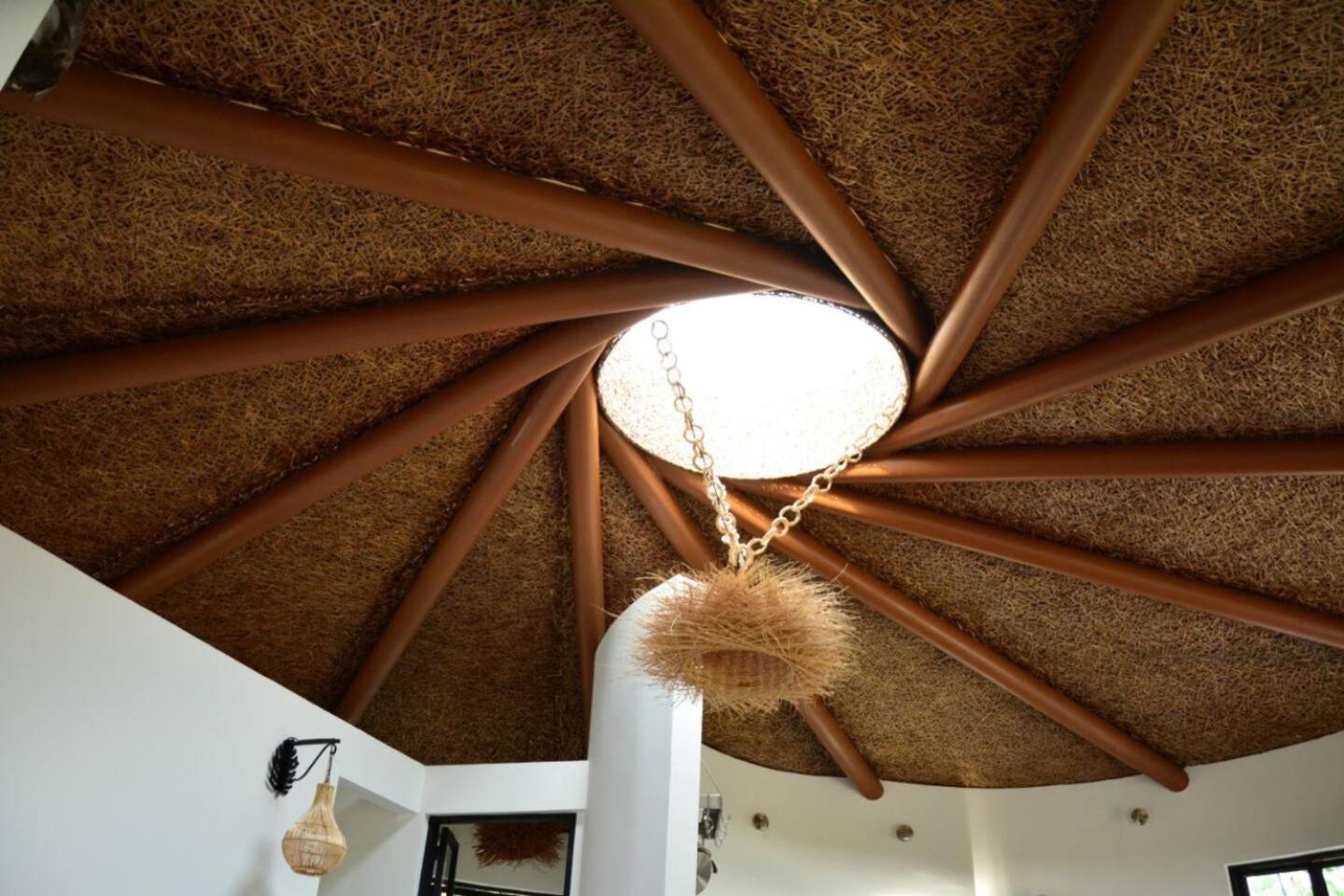 Small Round House with Living Roof