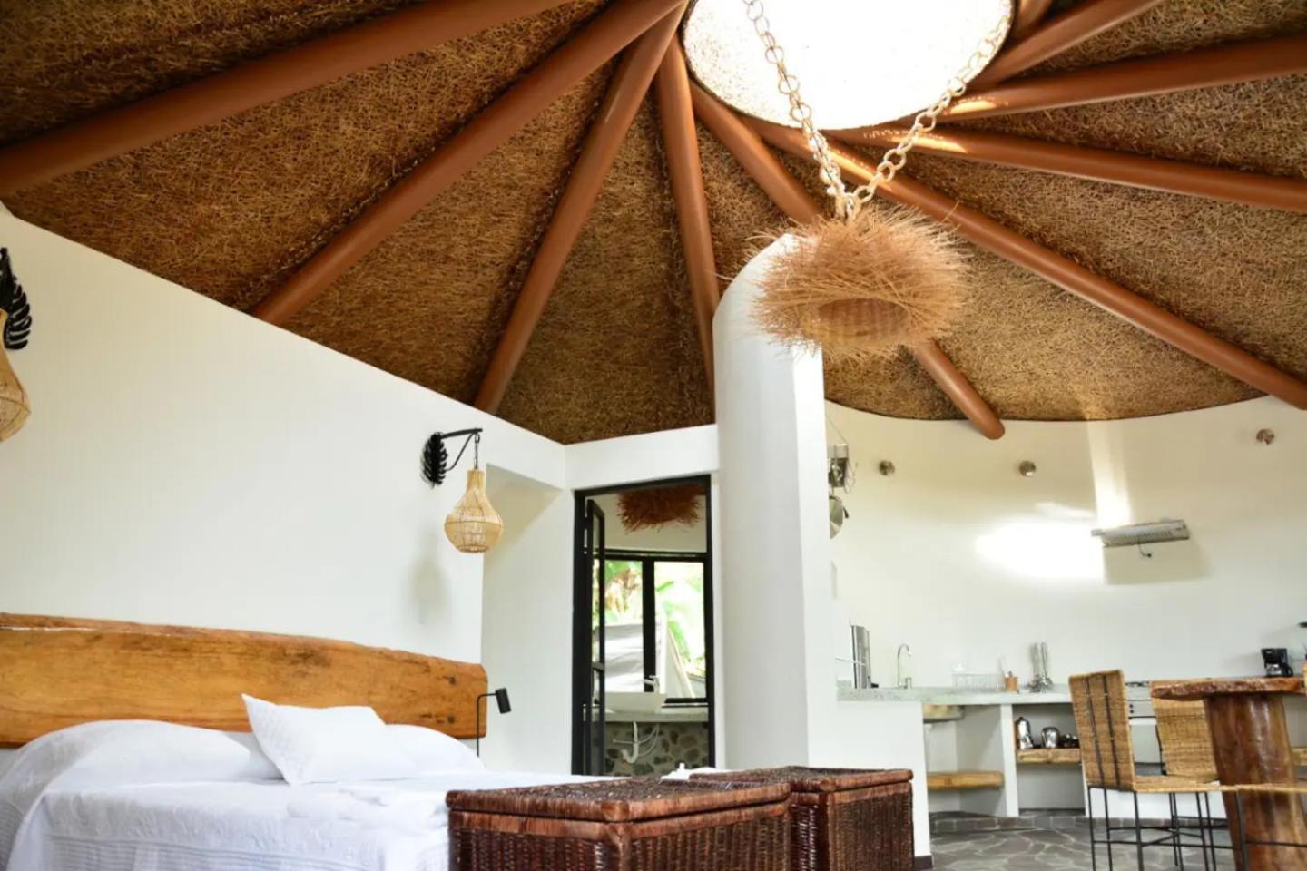 Small Round House with Living Roof
