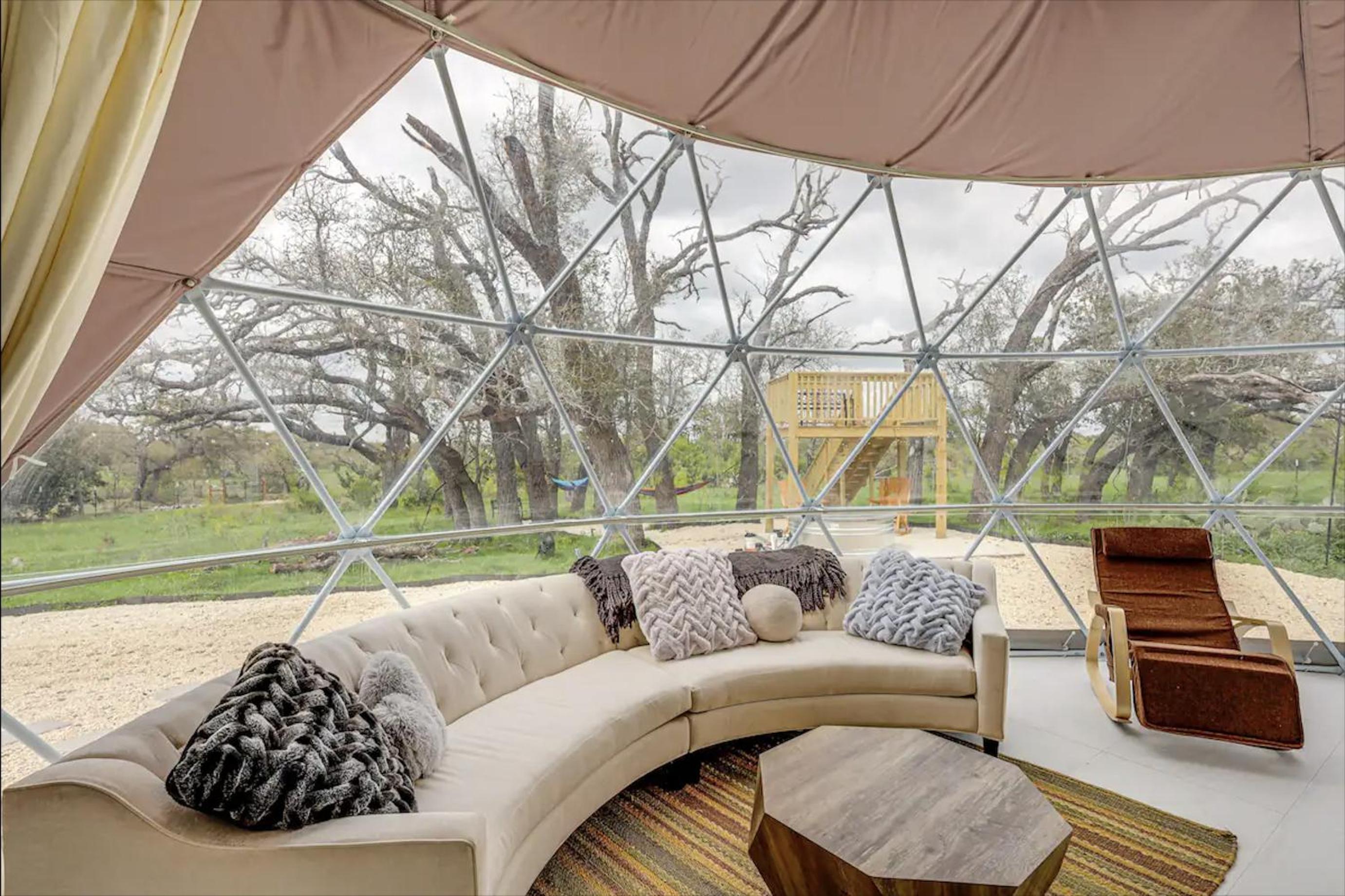 Serene Hill Country Luxury Dome view 2