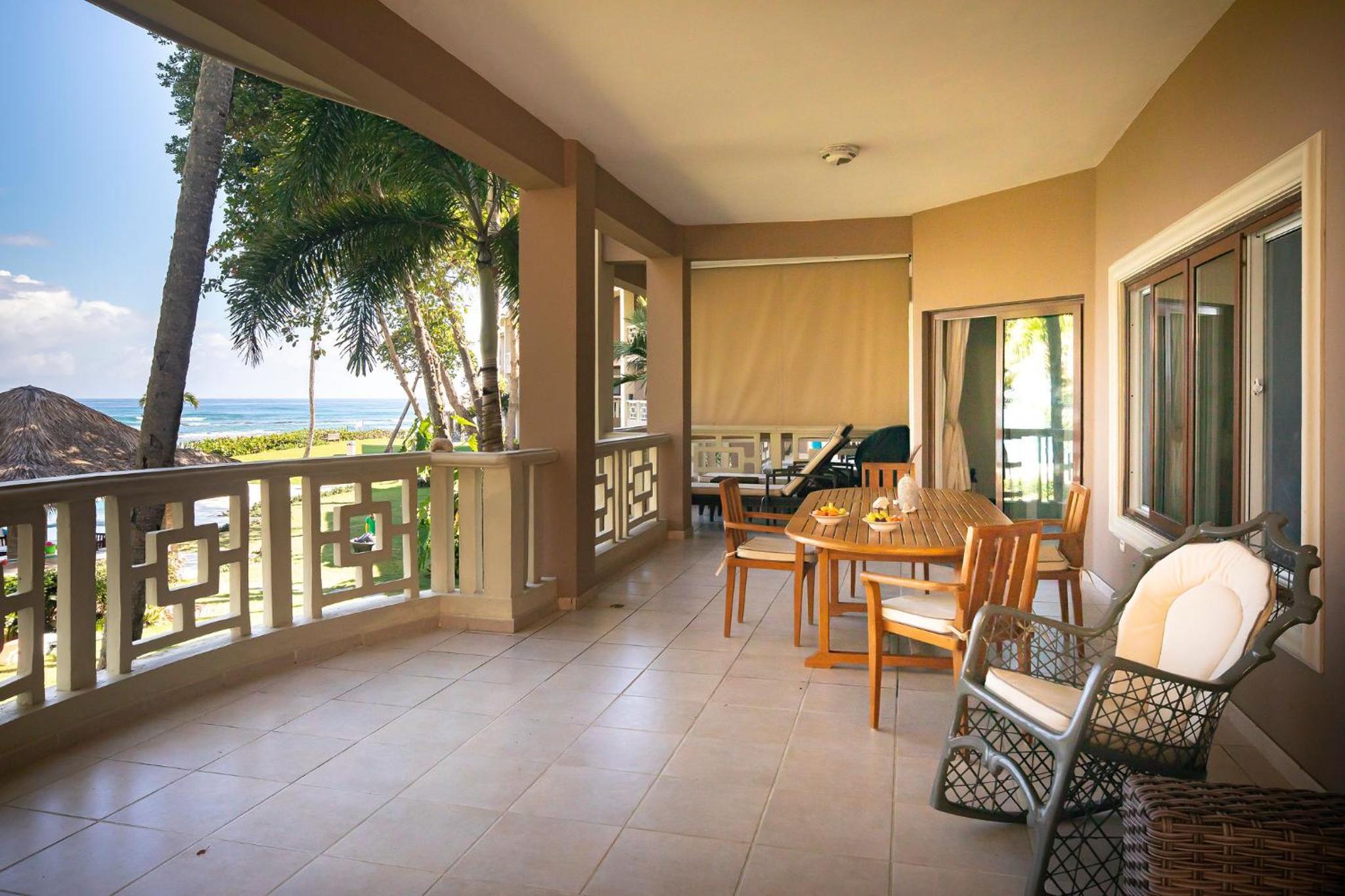 Ocean front 2bdrm-2bath at Ocean Point 1 - Kitebeach Cabarete view 4