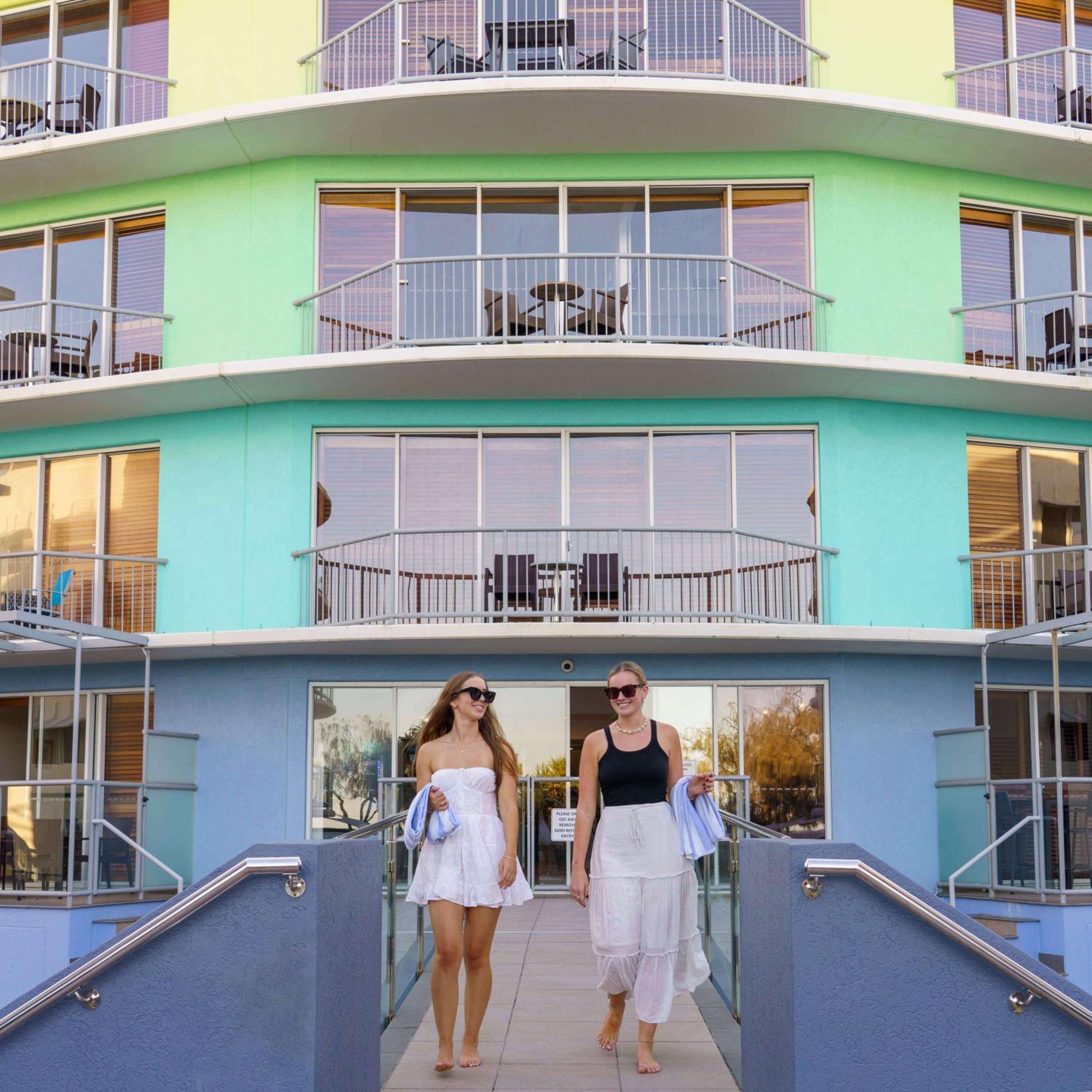 Oceanfront Views at Rolling Surf Resort