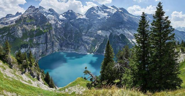 The Bluemlisalp, a private holiday flat with the lake of Thun view