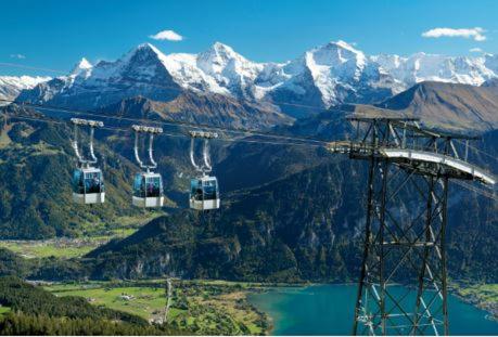 The Bluemlisalp, a private holiday flat with the lake of Thun view
