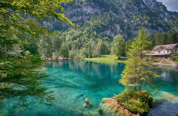 The Bluemlisalp, a private holiday flat with the lake of Thun view