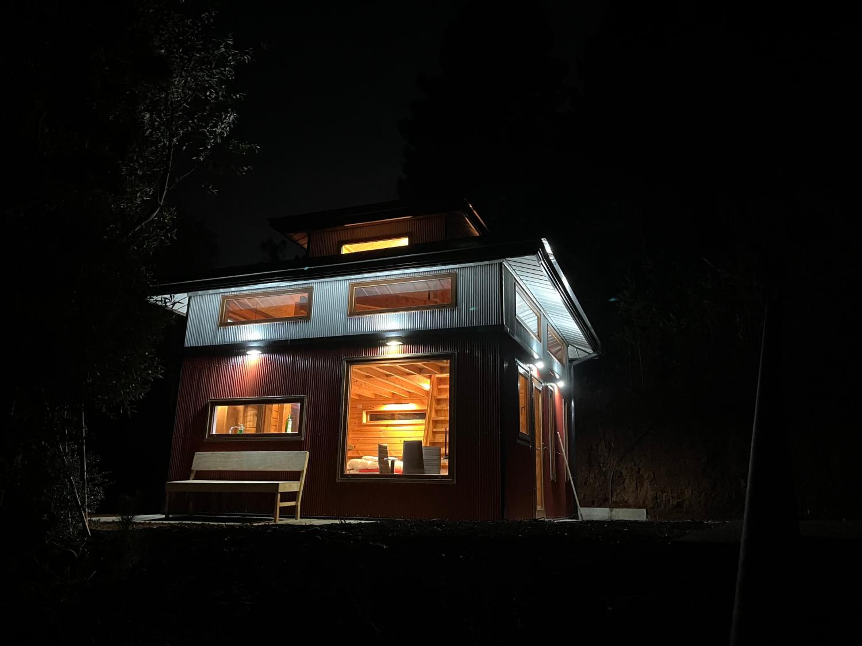 Cabañas japonesas en el bosque KURO y AKA