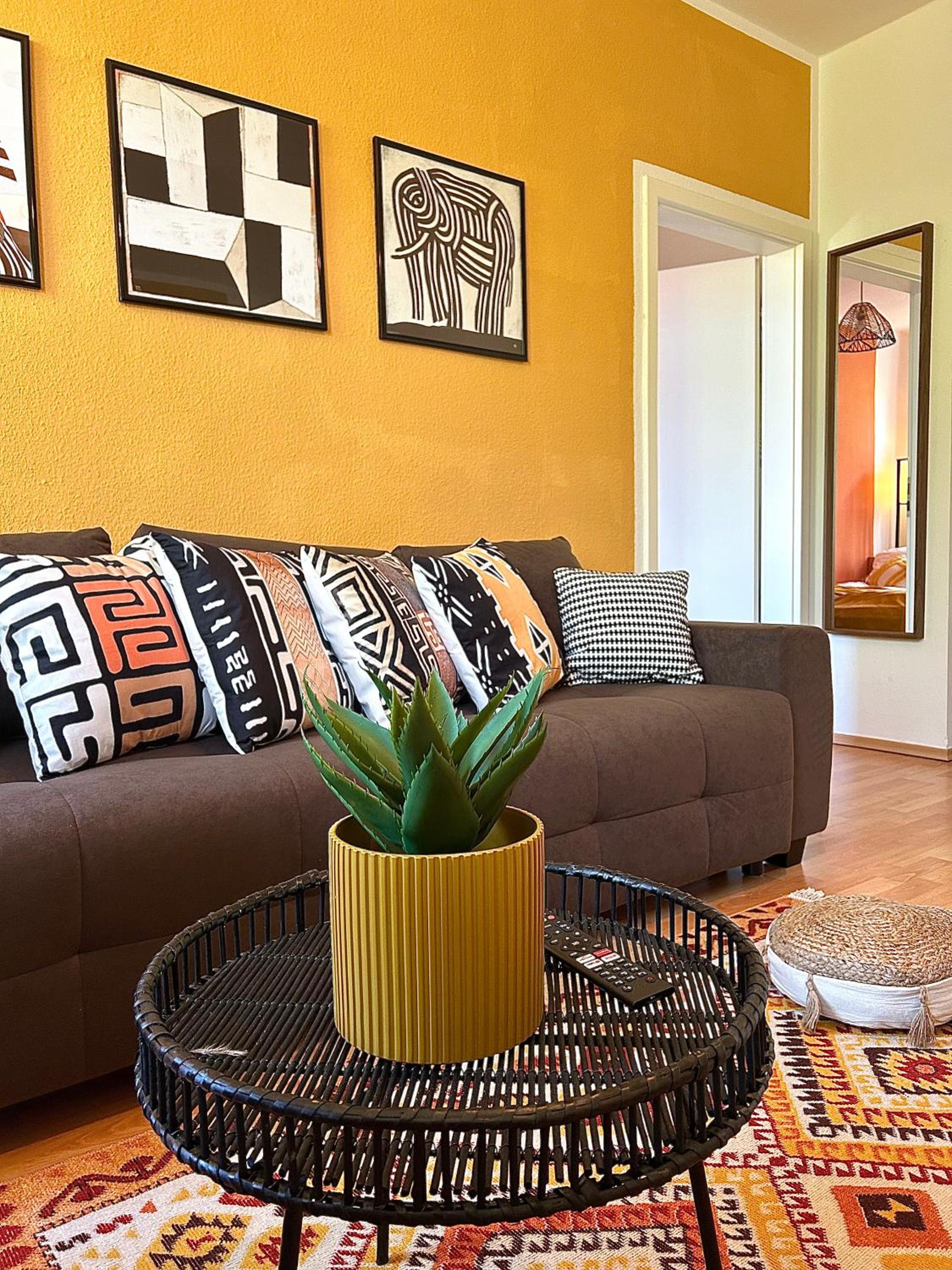 Afrikanisches Design-Apartment I Siebträger