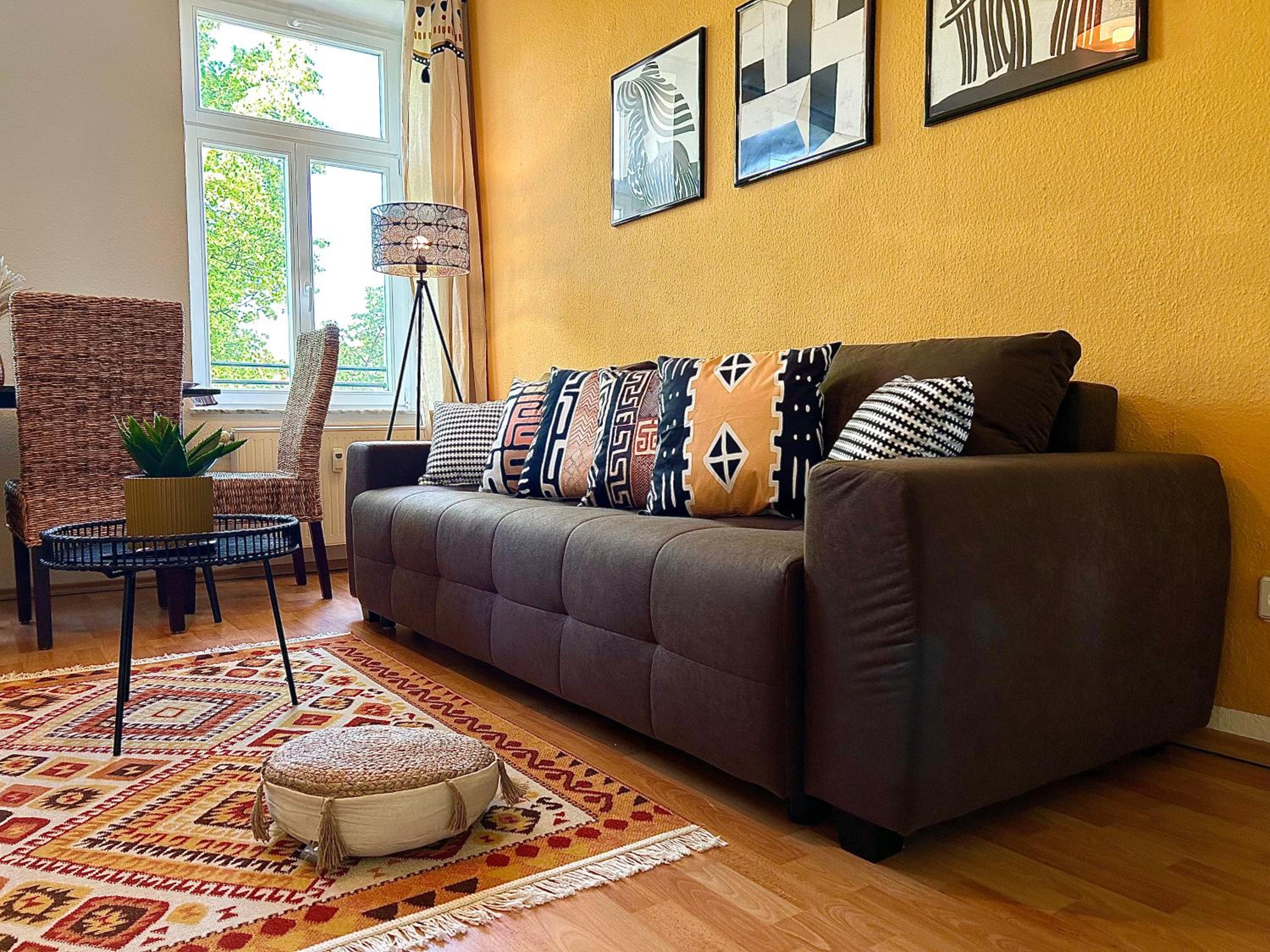 Afrikanisches Design-Apartment I Siebträger