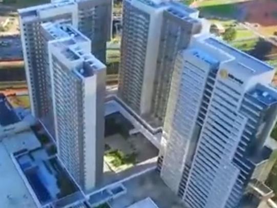 DFPLAZA Apartamento luxo no Shopping andar alto varanda com tela proteção garagem piscina academia wifi 500mb