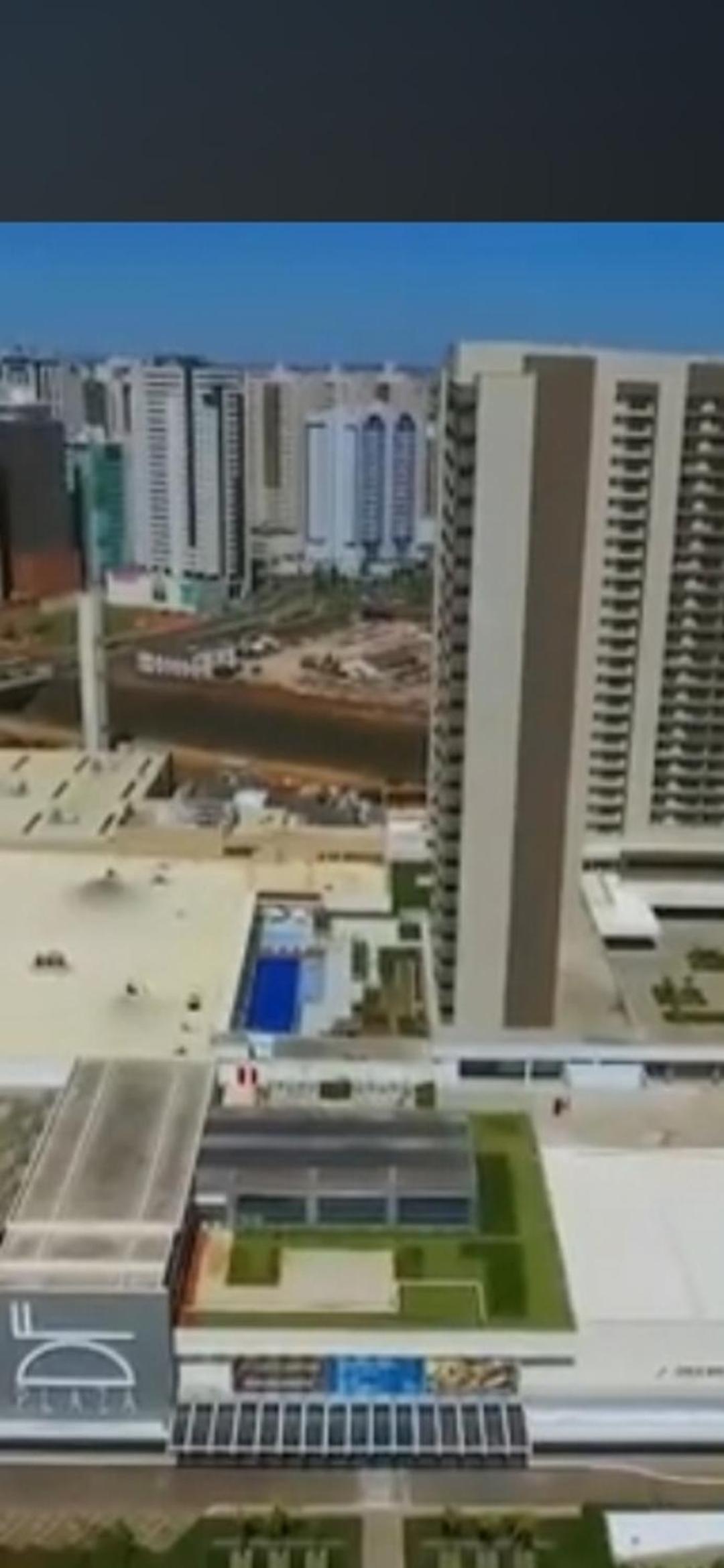 DFPLAZA Apartamento luxo no Shopping andar alto varanda com tela proteção garagem piscina academia wifi 500mb