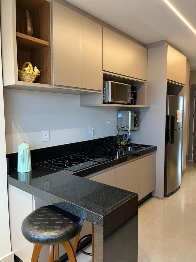 Flat de Luxo com Quarto Privativo 22º Andar no Vertigo